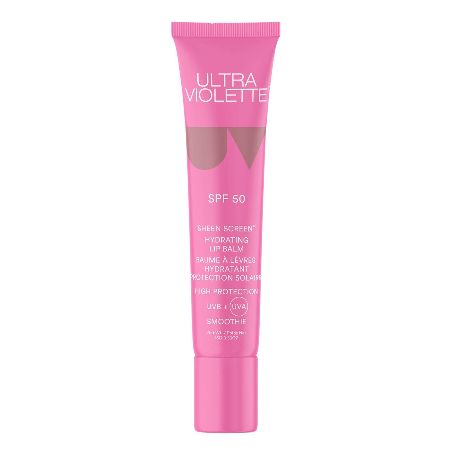 Ultra Violette Sheen Screen Spf50 Dusk Hydrating Lip Balm Smoothie