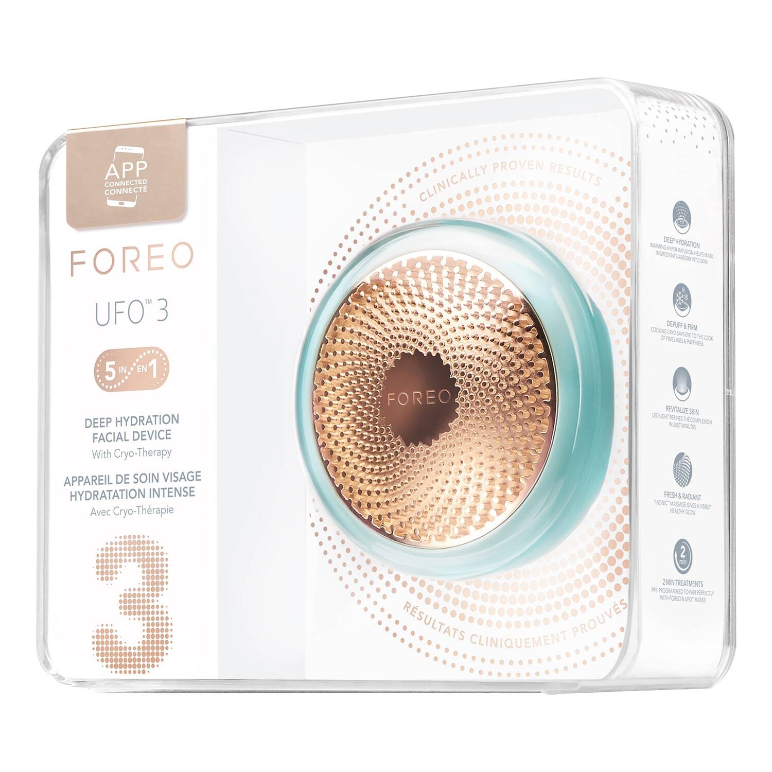FOREO UFO 3 LED Device - Arctic Blue - Image 5