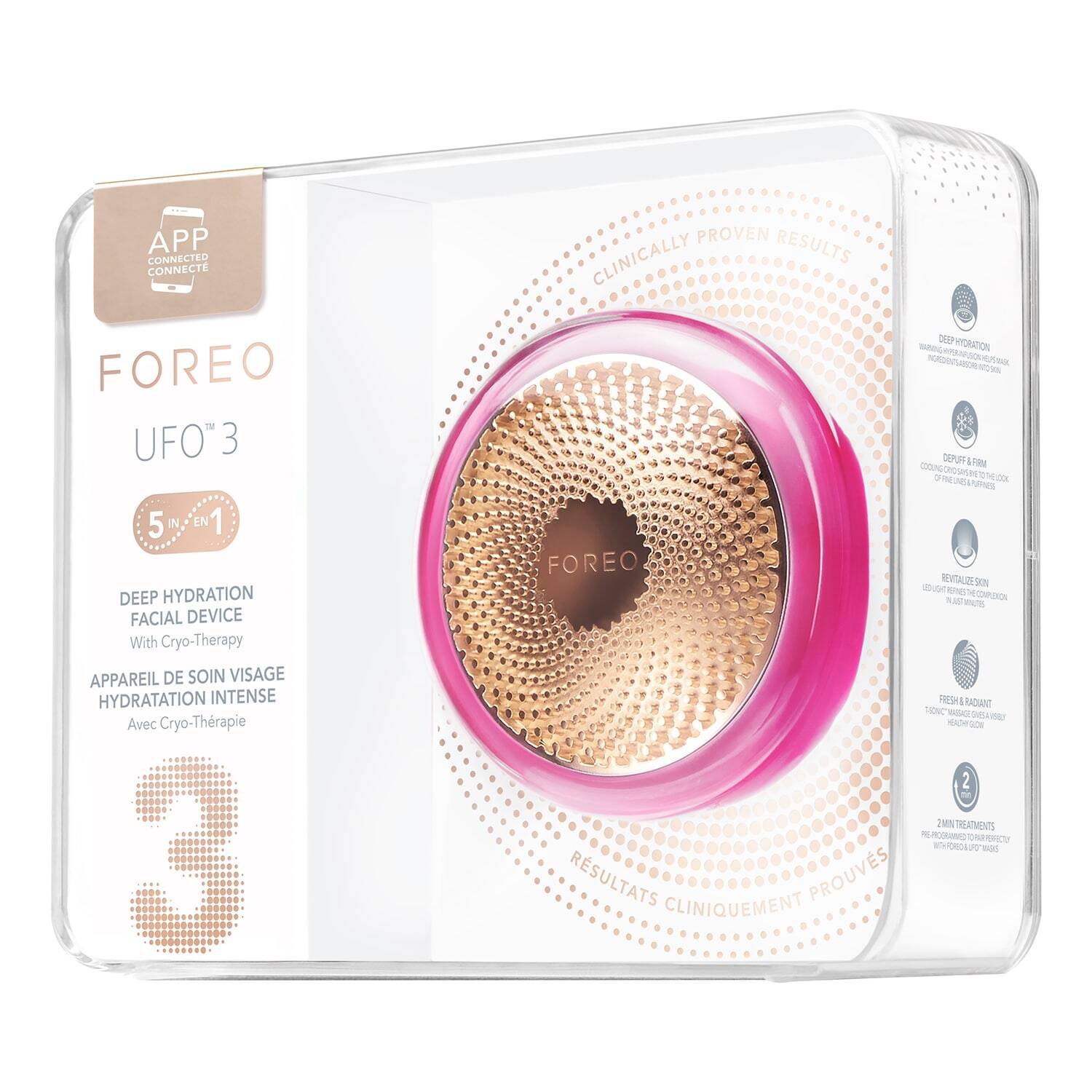 FOREO UFO 3 LED Device - Fuchsia - Image 5