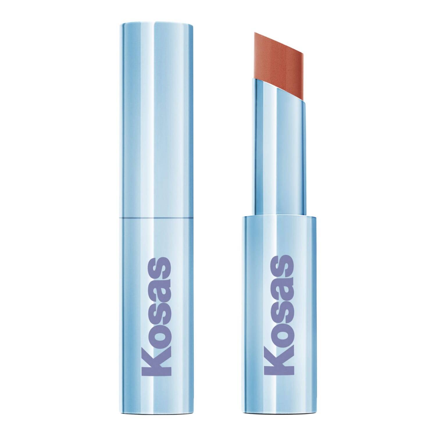 Kosas Wet Stick Moisturizing Shiny Sheer Lipstick 3.1G Papaya Treat