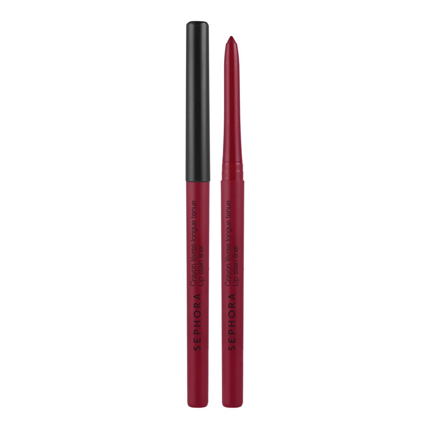 Sephora Collection Lip Stain Liner - Long-Wear Lip Pencil 17 Dark-Red New