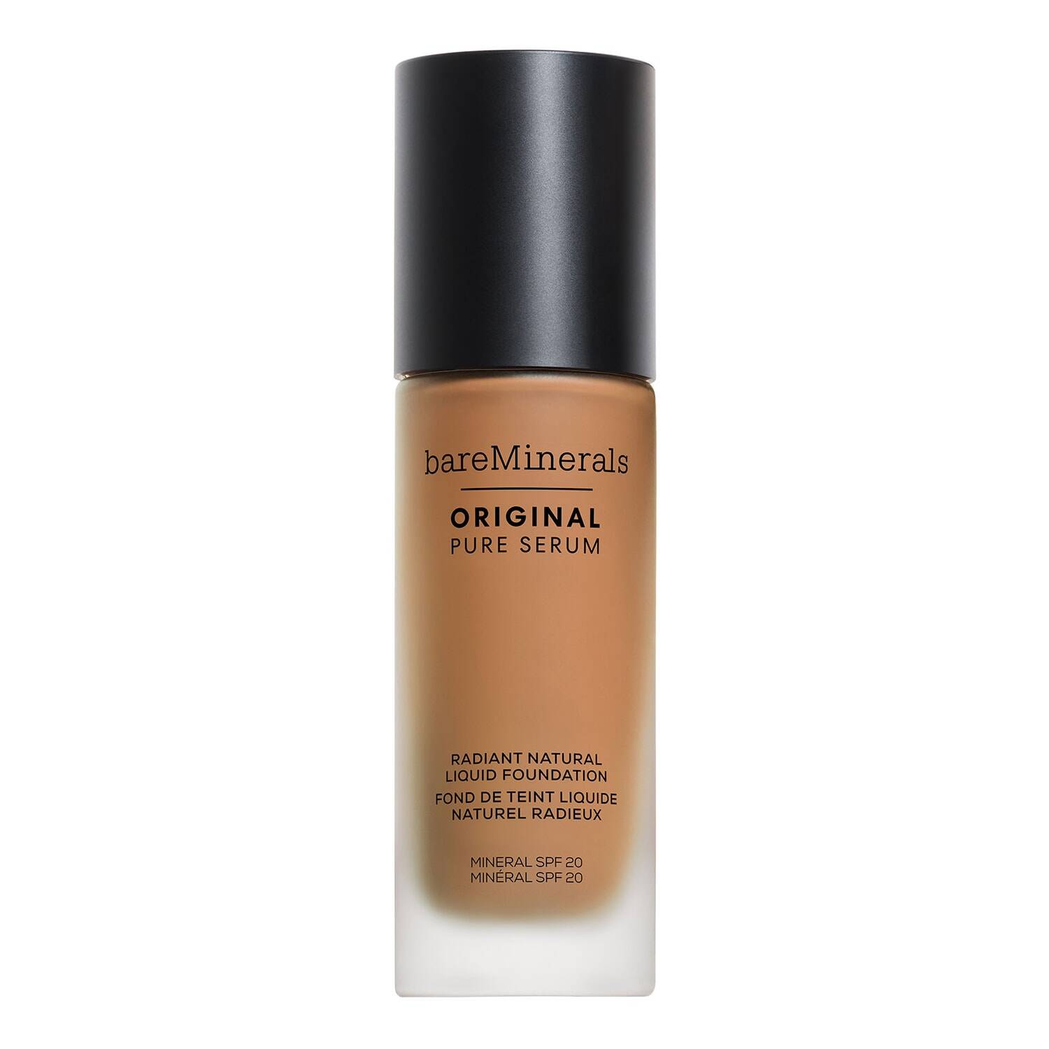 Bareminerals Original Pure Serum Radiant Natural Liquid Foundation Mineral Spf20 30Ml Med Deep Warm 4