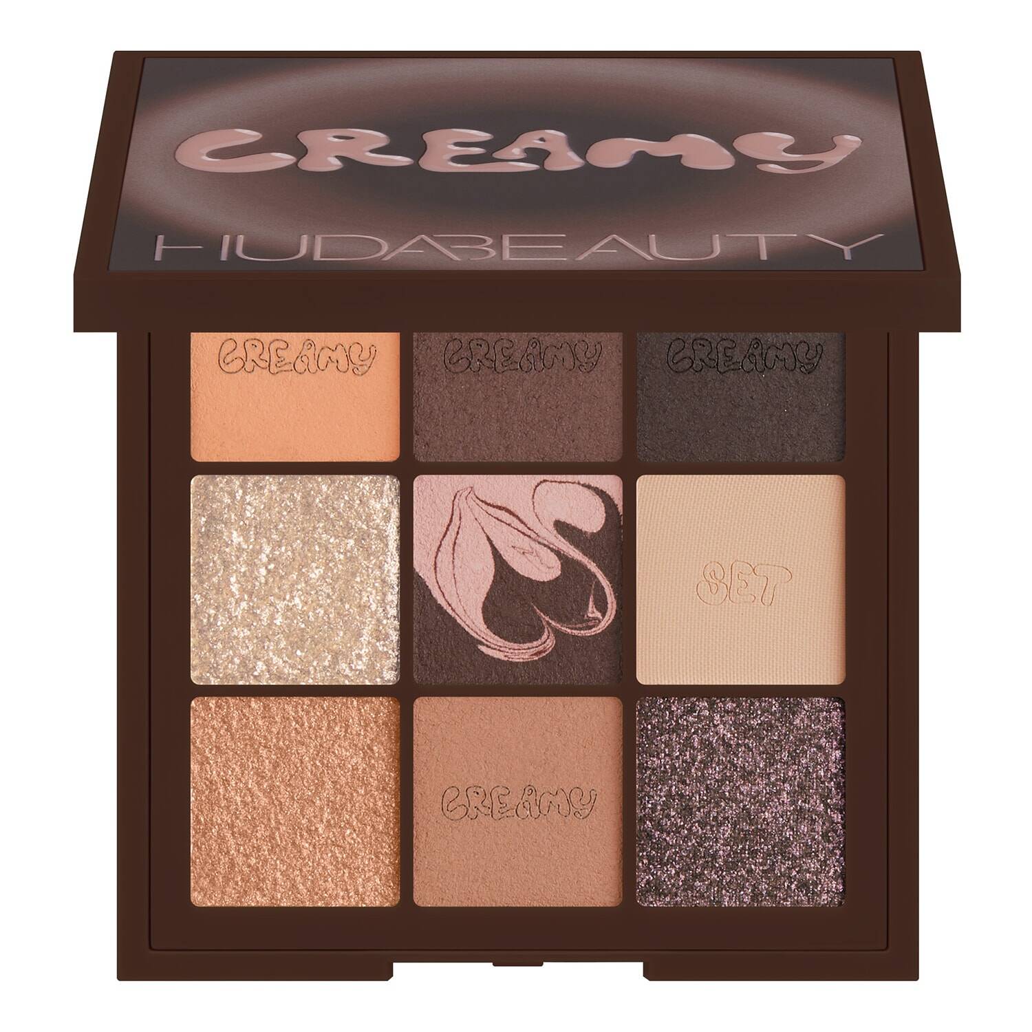 Huda Beauty Creamy Obsessions Eyeshadow Palette 8.22G Neutral Brown
