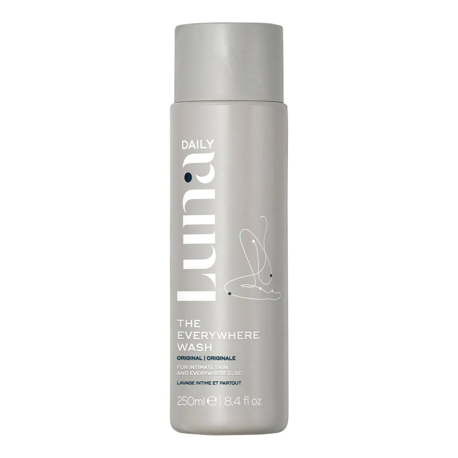Luna Daily The Everywhere Wash Ph Balancing With Prebiotics + Vitamins C+E 250Ml