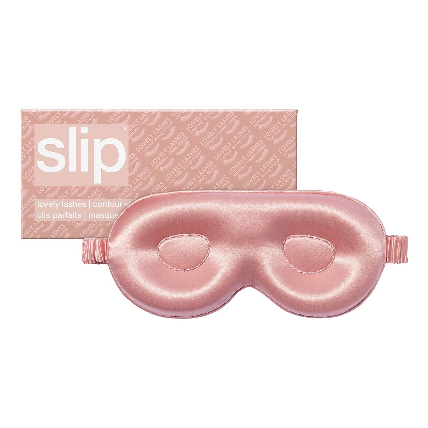 Slip Silk Pillowcase Pure Silk Sleep Mask Rose