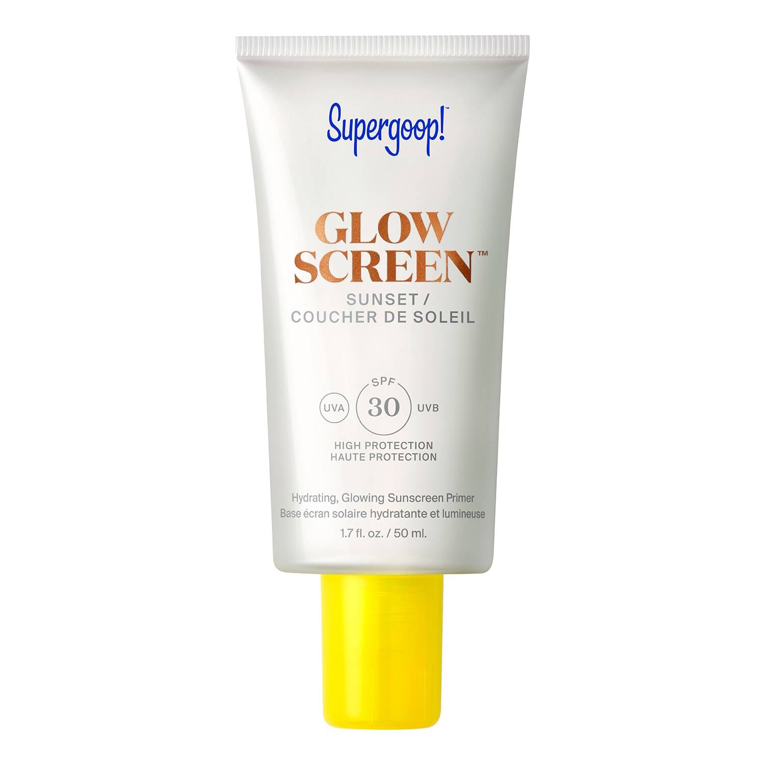 Supergoop! Glowscreen Sunscreen Sunrise Spf 30 Pa+++ With Hyaluronic Acid + Niacinamide Sunset
