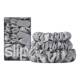 Pure Silk Back To Basics Assorted Scrunchie Silver