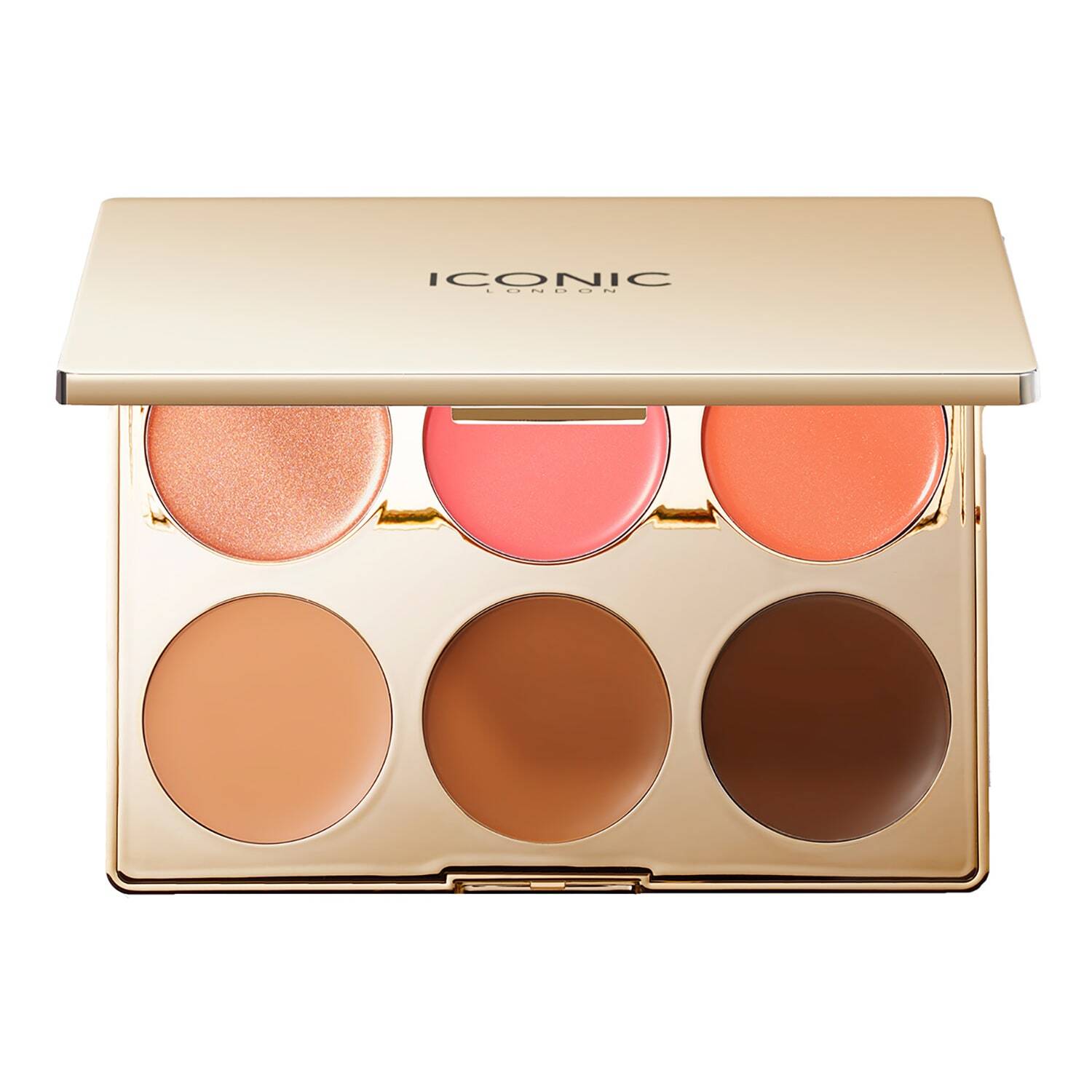 ICONIC London Multi-Use Cream Blush, Bronze and Highlight Palette - Image 3