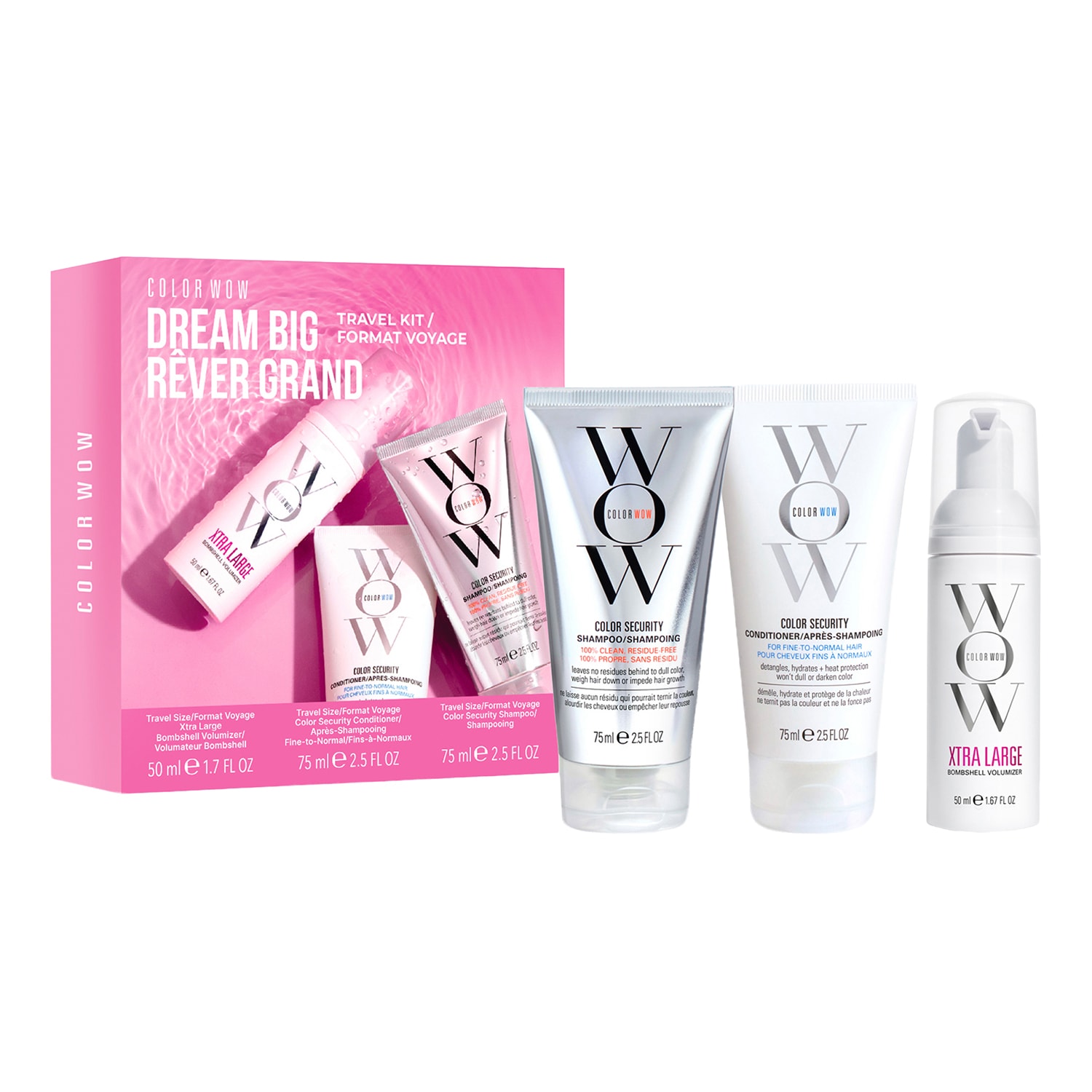 Color Wow Dream Big Travel Kit