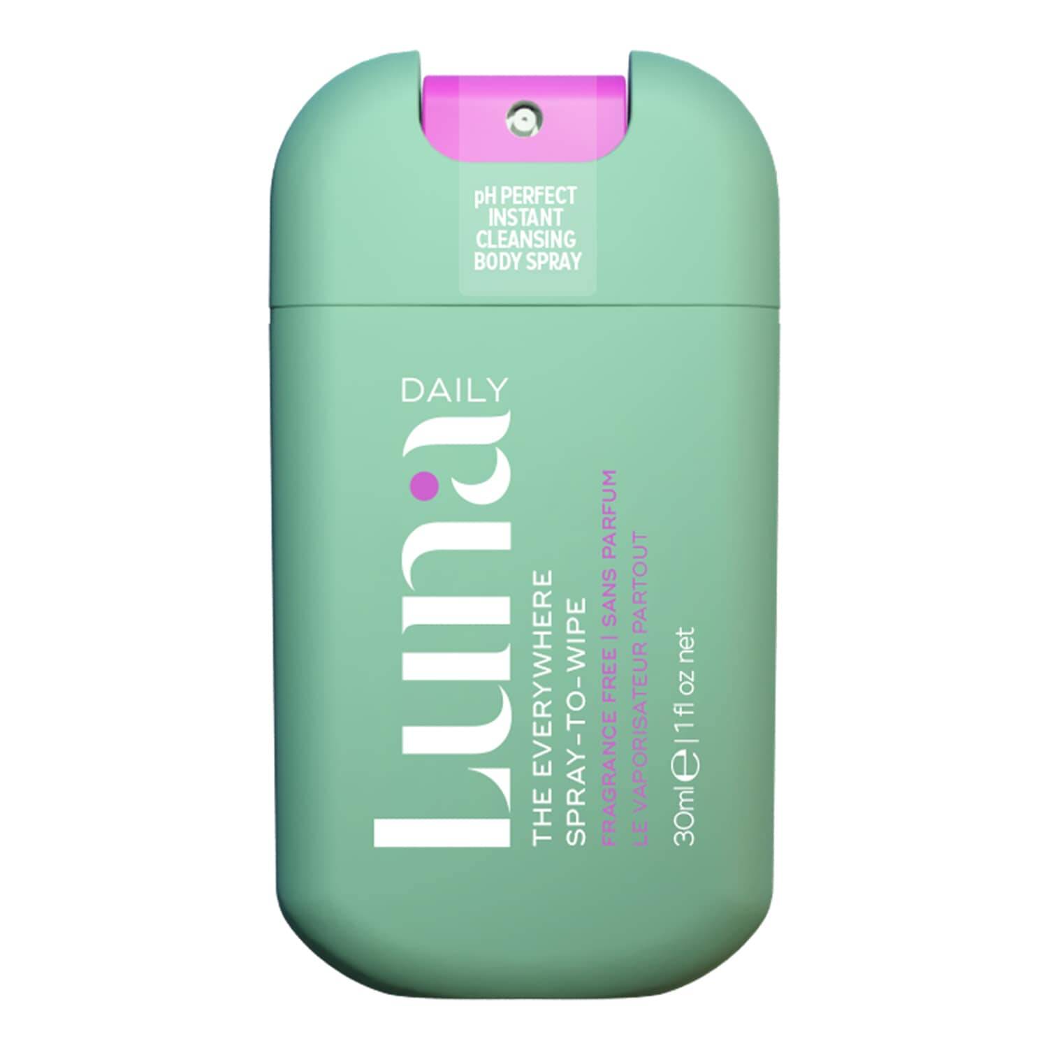 Luna Daily The Fragrance Free Everywhere Spray-To-Wipe Mini 30Ml