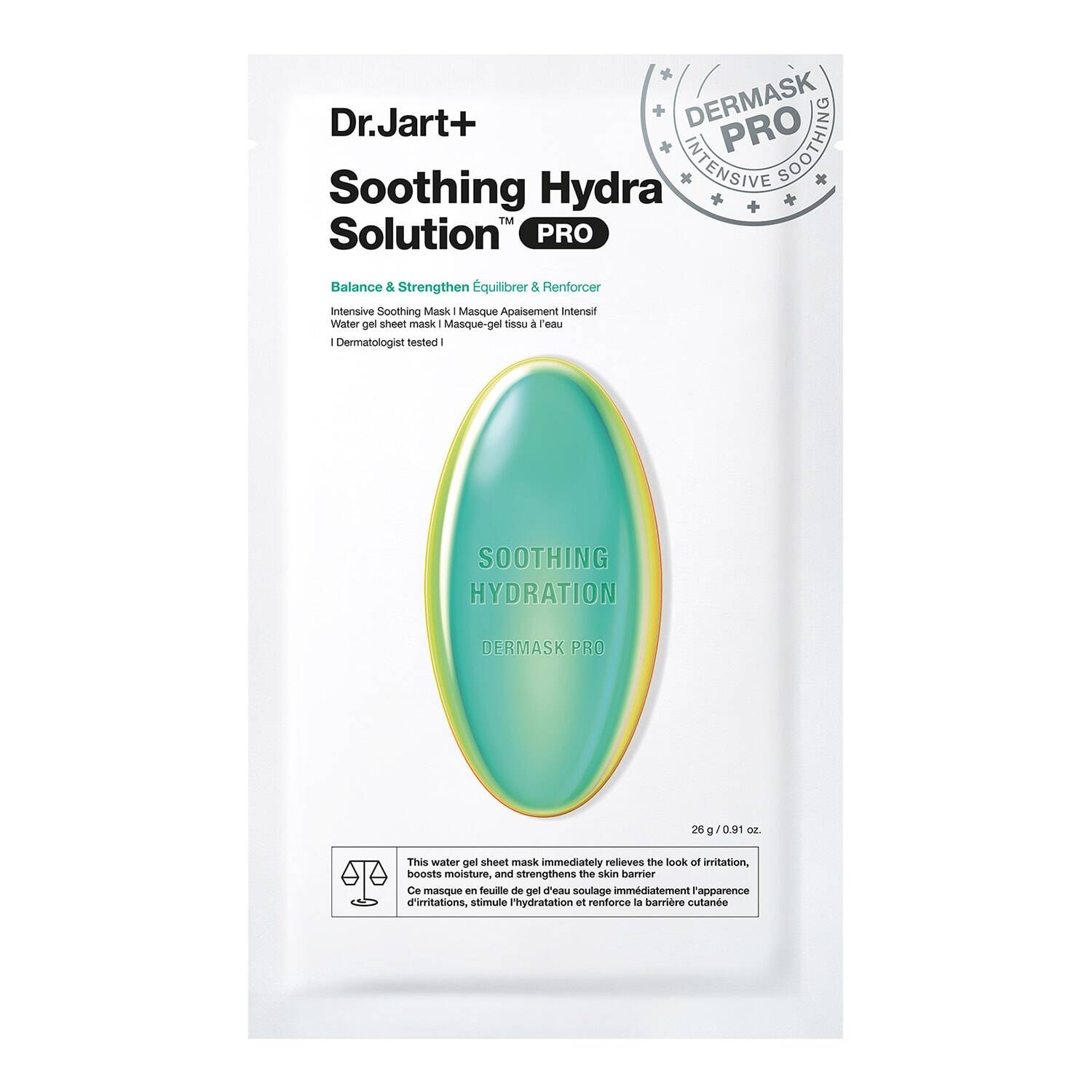 Dr Jart+ Soothing Hydra Solution Mask - Soothing Hydra Solution Mask 26G 26 G