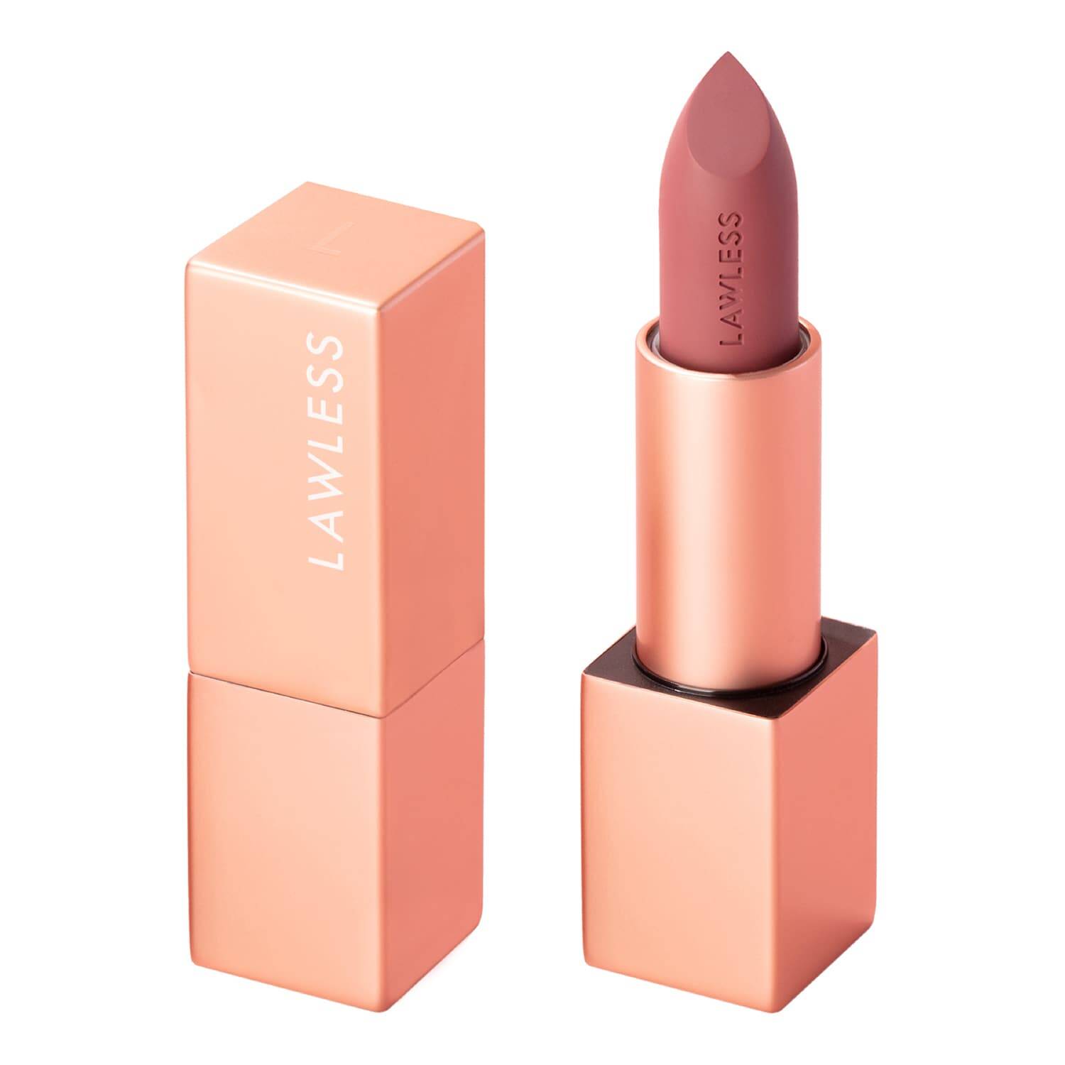 Lawless Beauty Forget The Filler Lip Plumping Satin Cream Lipstick 3.7G Minx