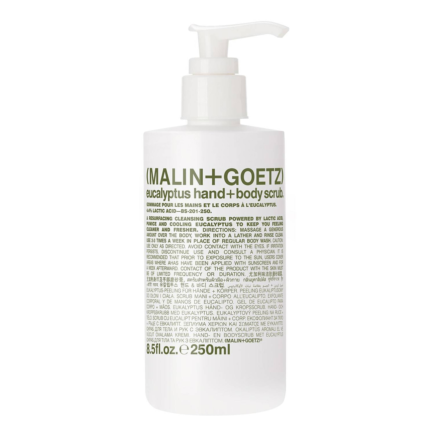 Malin+Goetz Eucalyptus Hand+Body Scrub 250Ml