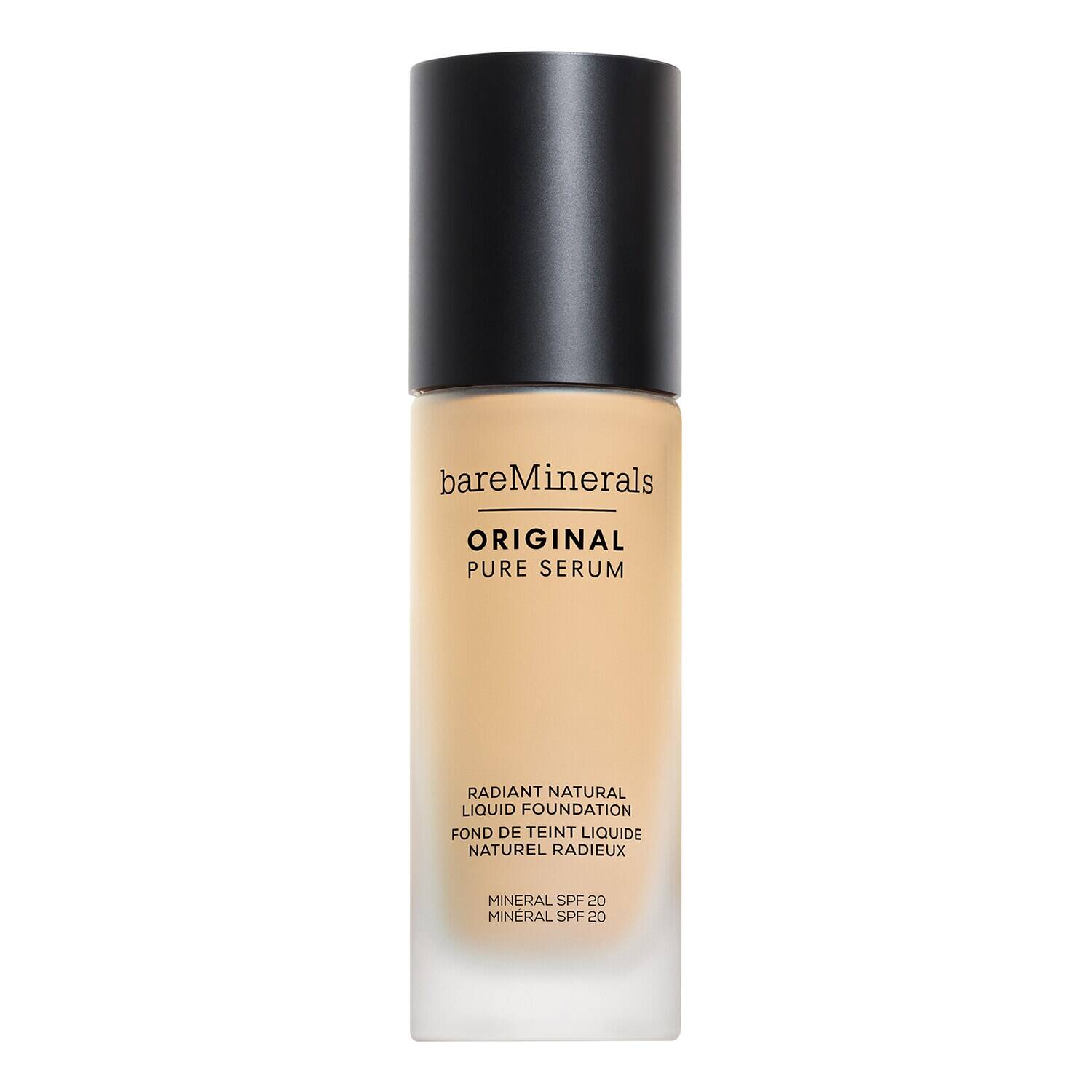 Bareminerals Original Pure Serum Radiant Natural Liquid Foundation Mineral Spf20 30Ml Fair Warm 1.5