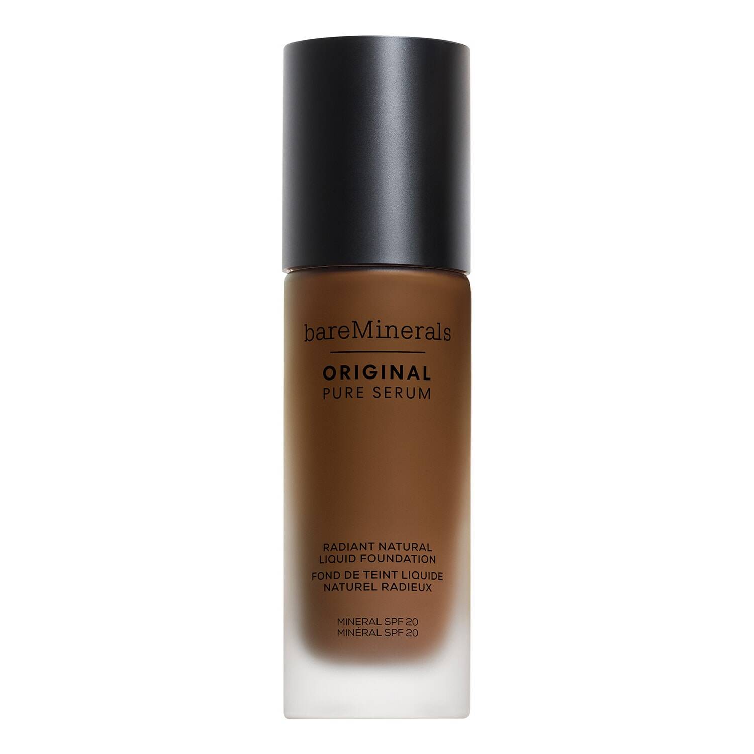 Bareminerals Original Pure Serum Radiant Natural Liquid Foundation Mineral Spf20 30Ml Deep Warm 6