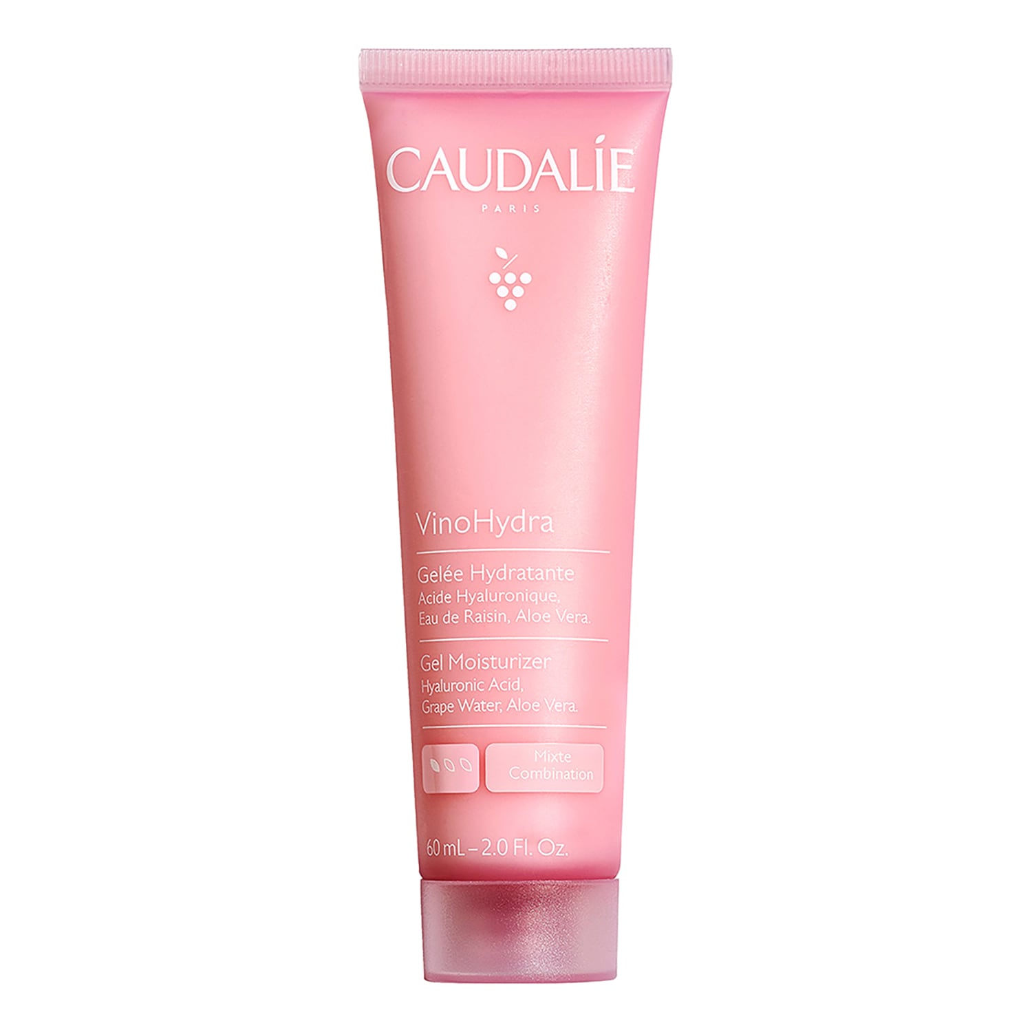 Caudalie Vinohydra Gel Moisturiser With Hyaluronic Acid & Aloe Vera 60Ml
