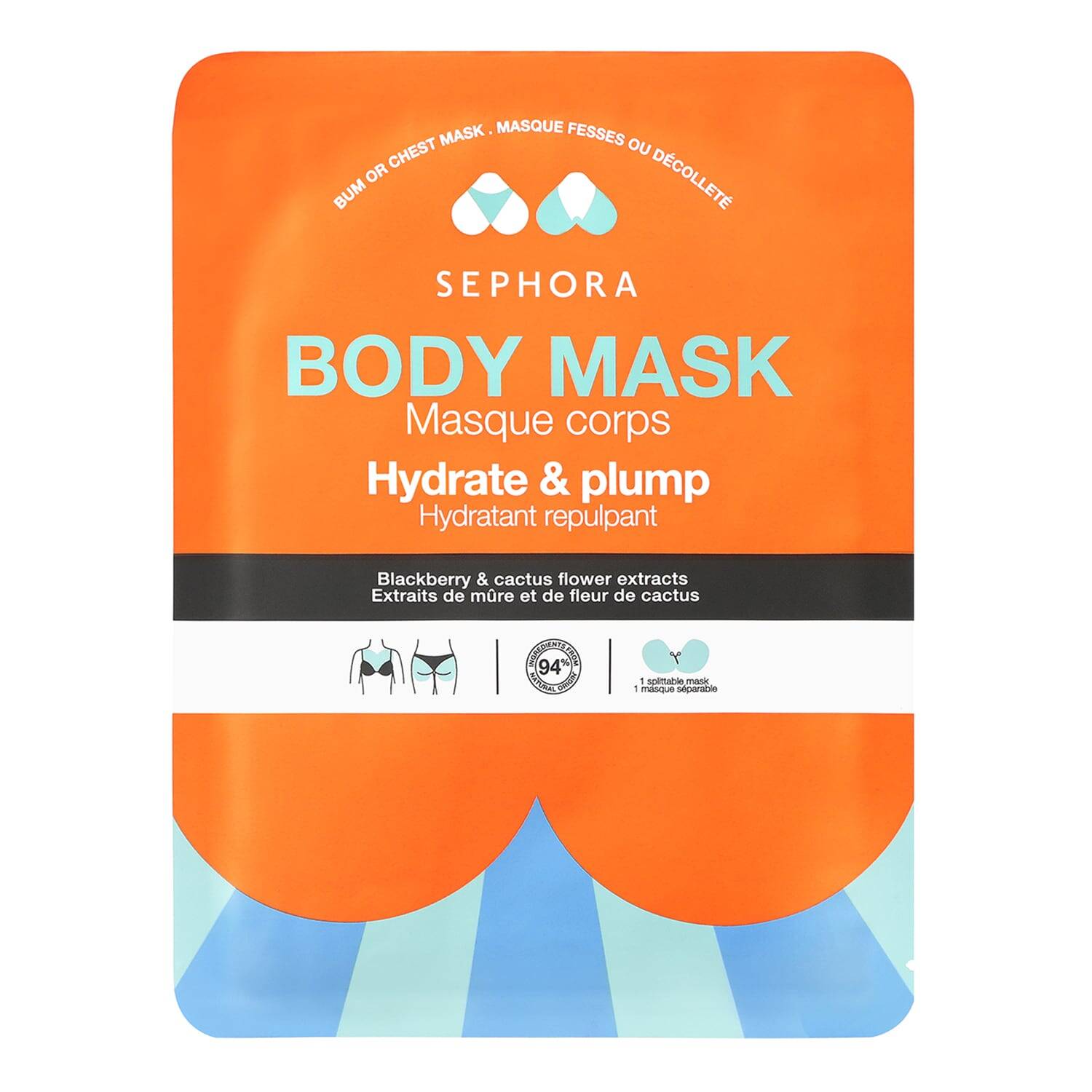 Sephora Collection Bum & Chest Mask Hydrate & Plump X 1