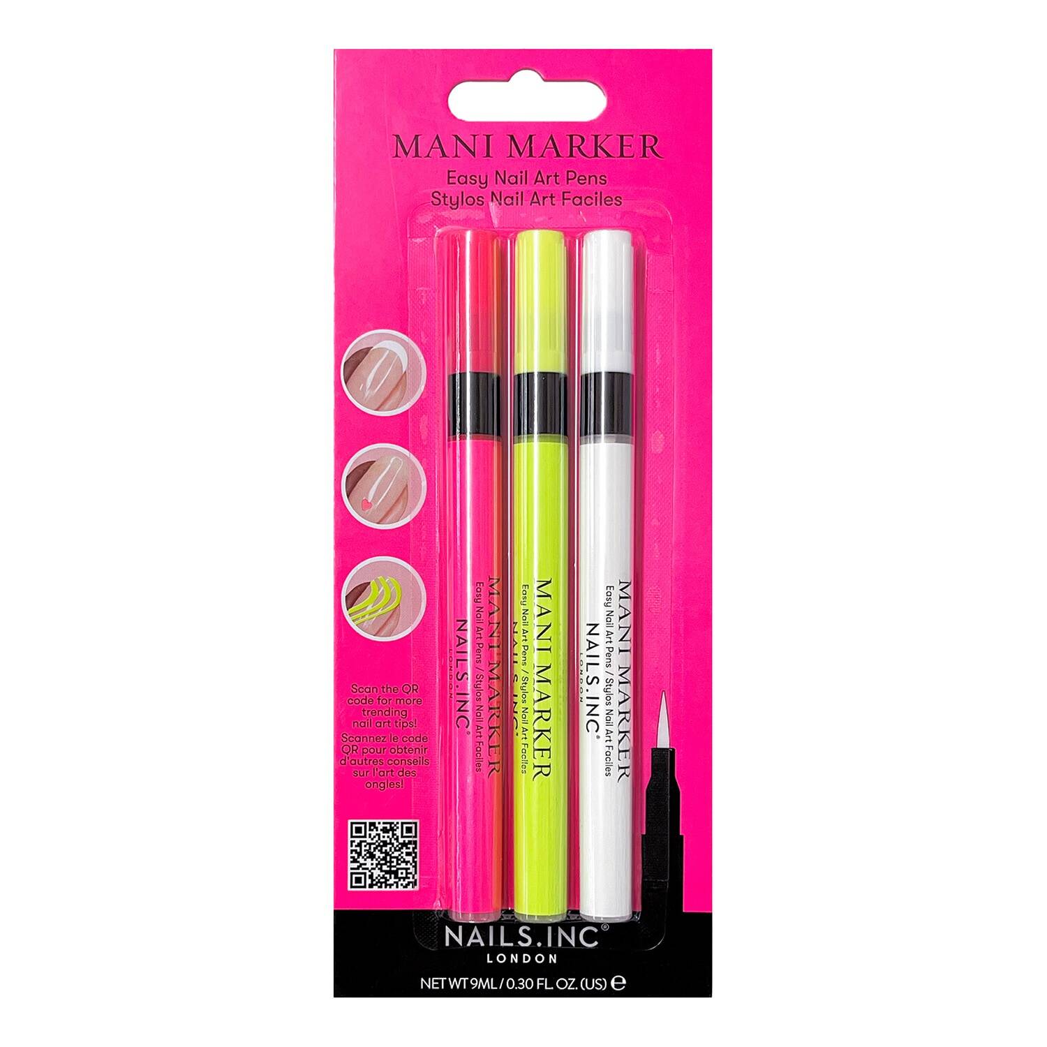 Nailsinc Neon Mani Marker Trio