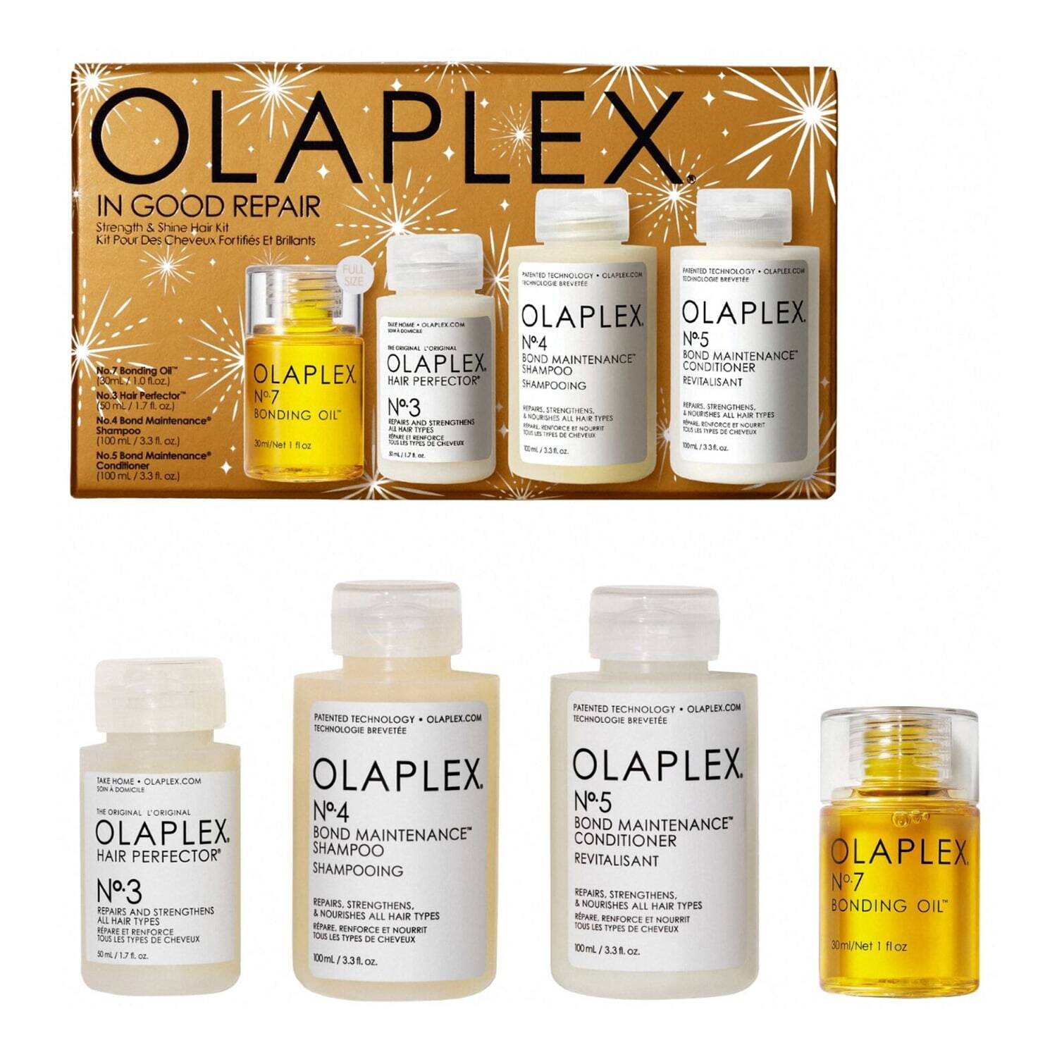 Olaplex In Good Repair Hair Kit 2X100Ml + 50Ml + 30Ml