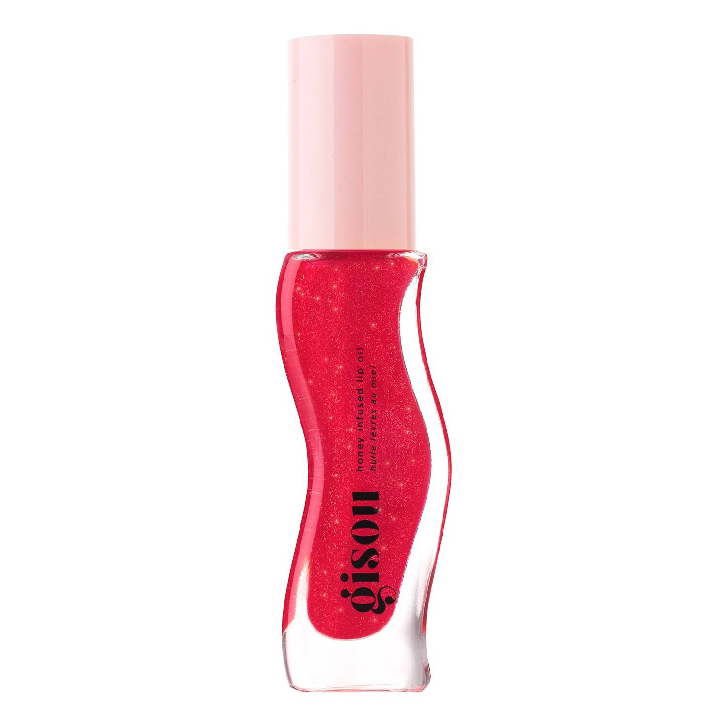 Gisou Honey Infused Lip Oil 8Ml Cherry Red Shimmer