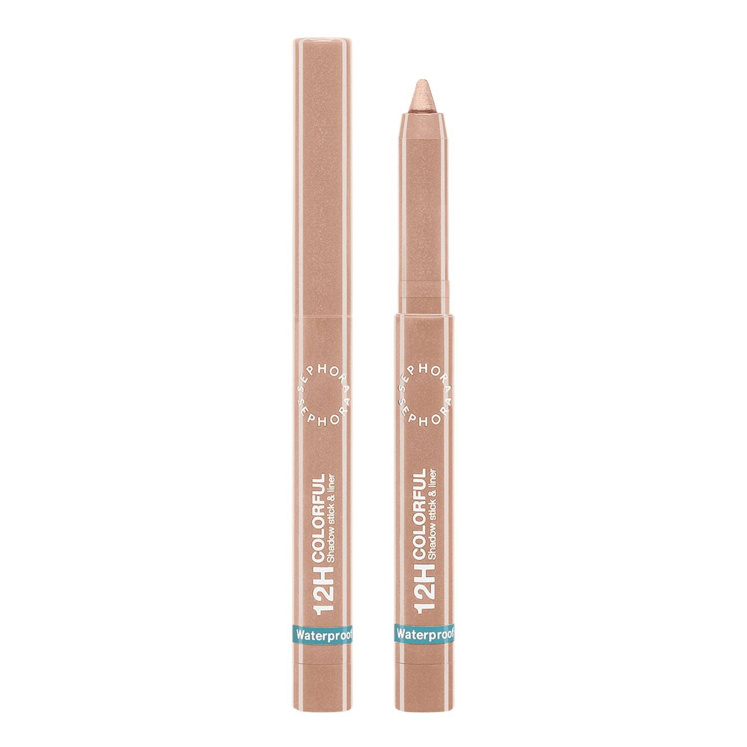 Sephora Collection 12H Colorful Eyeshadow Stick & Liner 1.4G 04 Sand Shimmer