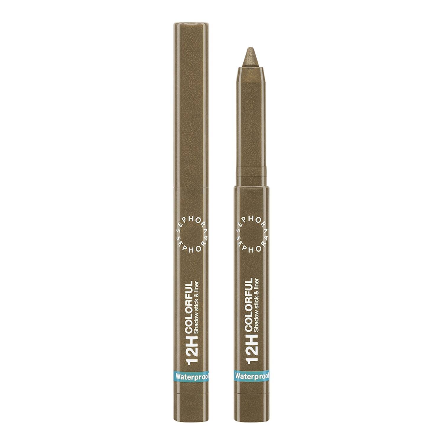 Sephora Collection 12H Colorful Eyeshadow Stick & Liner 1.4G 17 Olive Shimmer