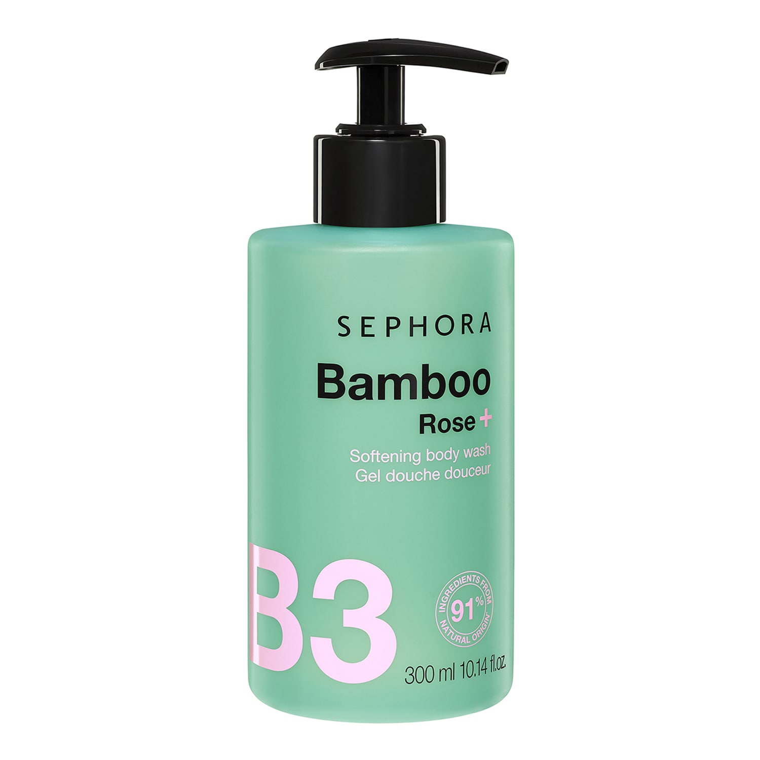 Sephora Collection Softening Body Wash 300Ml Bamboo + Rose