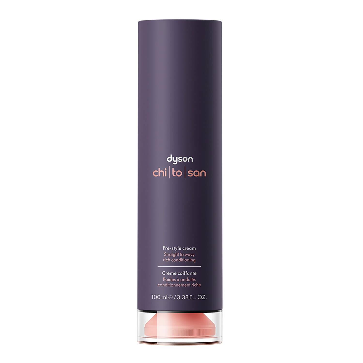 Dyson Chitosan Pre Style Cream Straight To Wavy Rich Conditioning 100Ml