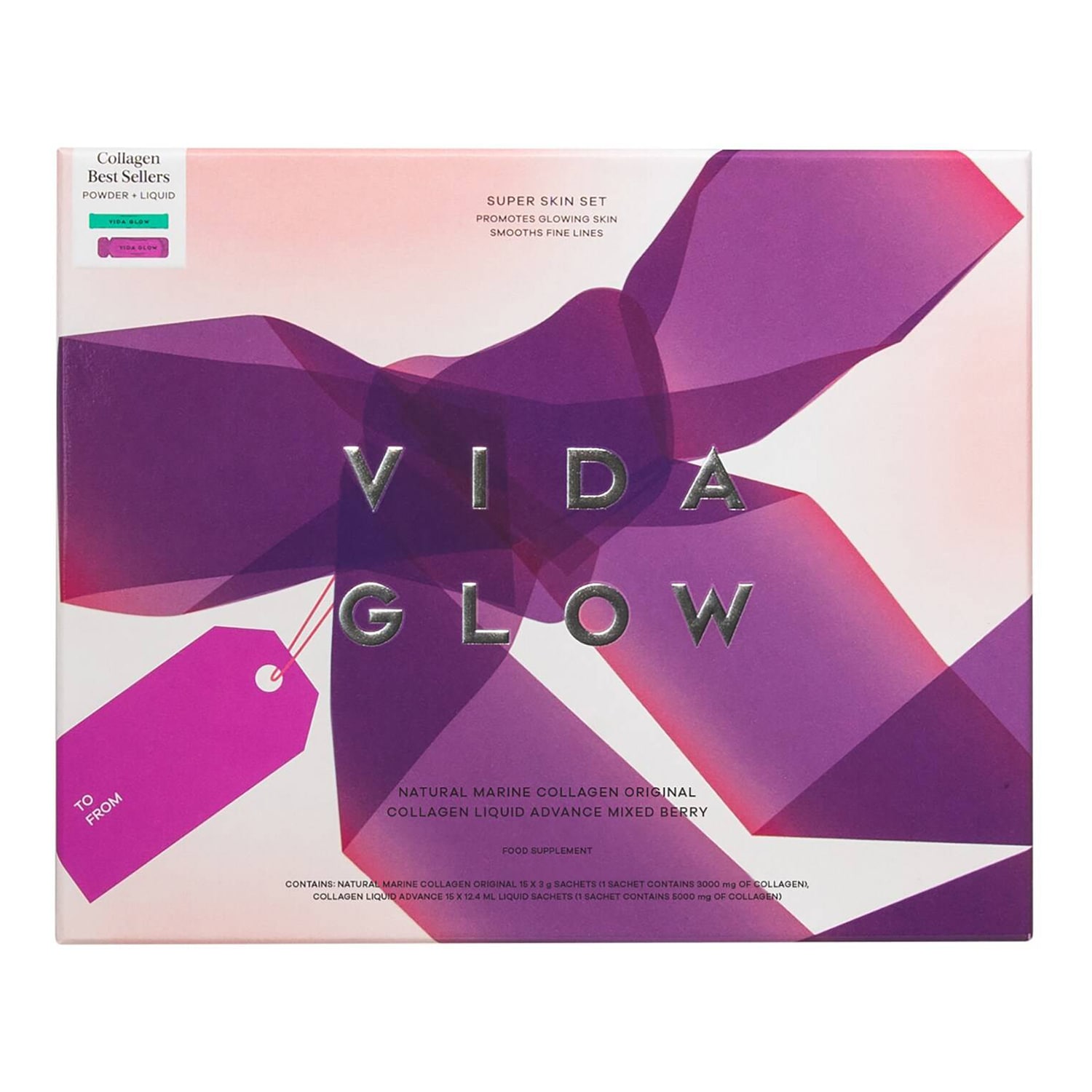 Debenhams Women's Super Skin Set - Collagen Supplement Duo - Image 2