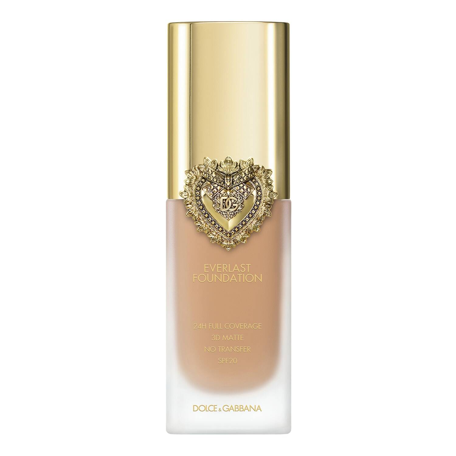 Dolce And Gabbana Everlast Foundation 24H Full Coverage 3D Matte No Transfer Spf20 Pa+++ 18N Medium 27Ml