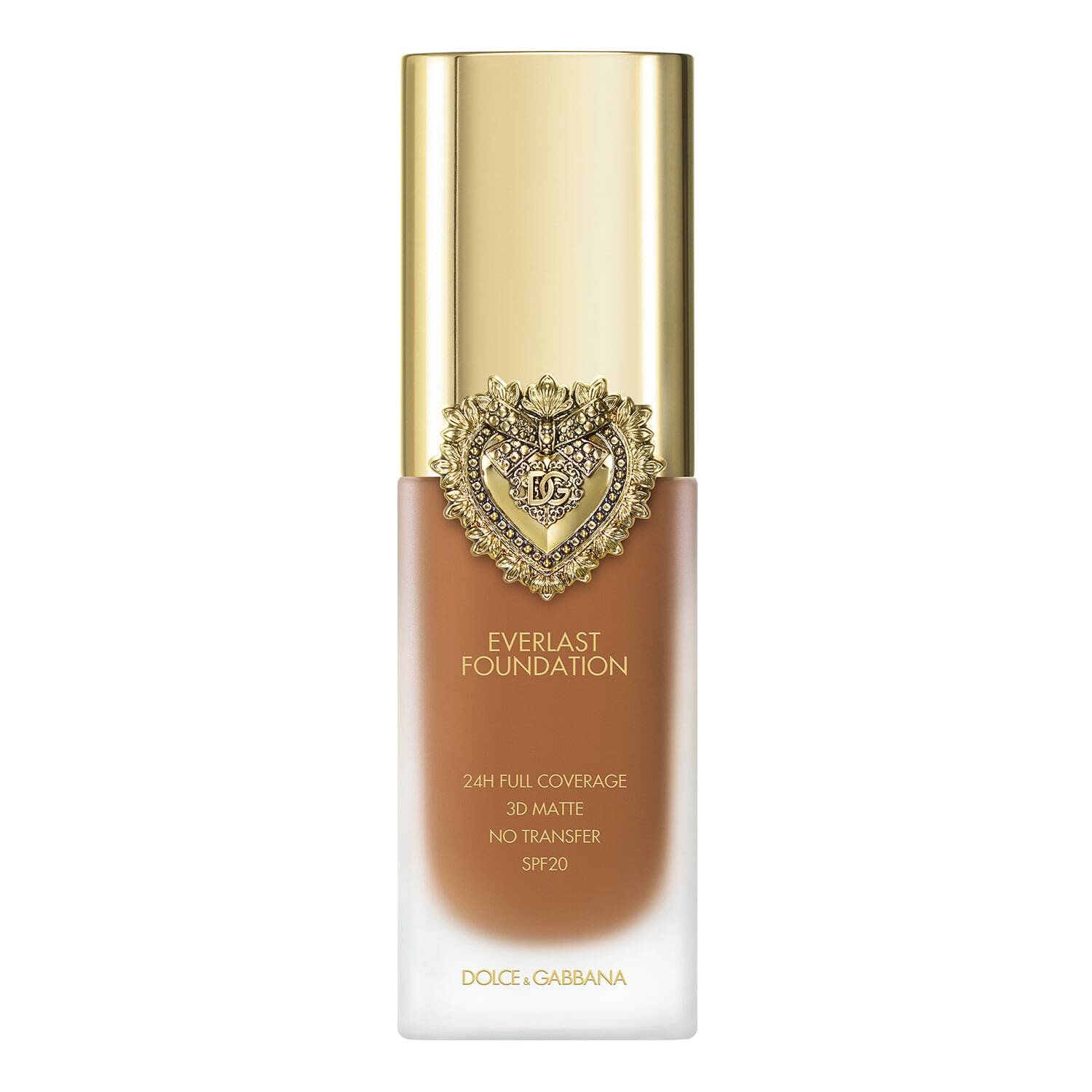 Dolce&Gabbana Flawless Everlast Foundation Long-Lasting High-Coverage Foundation Spf 20 Shade 28W Medium Deep 27 Ml - Image 3