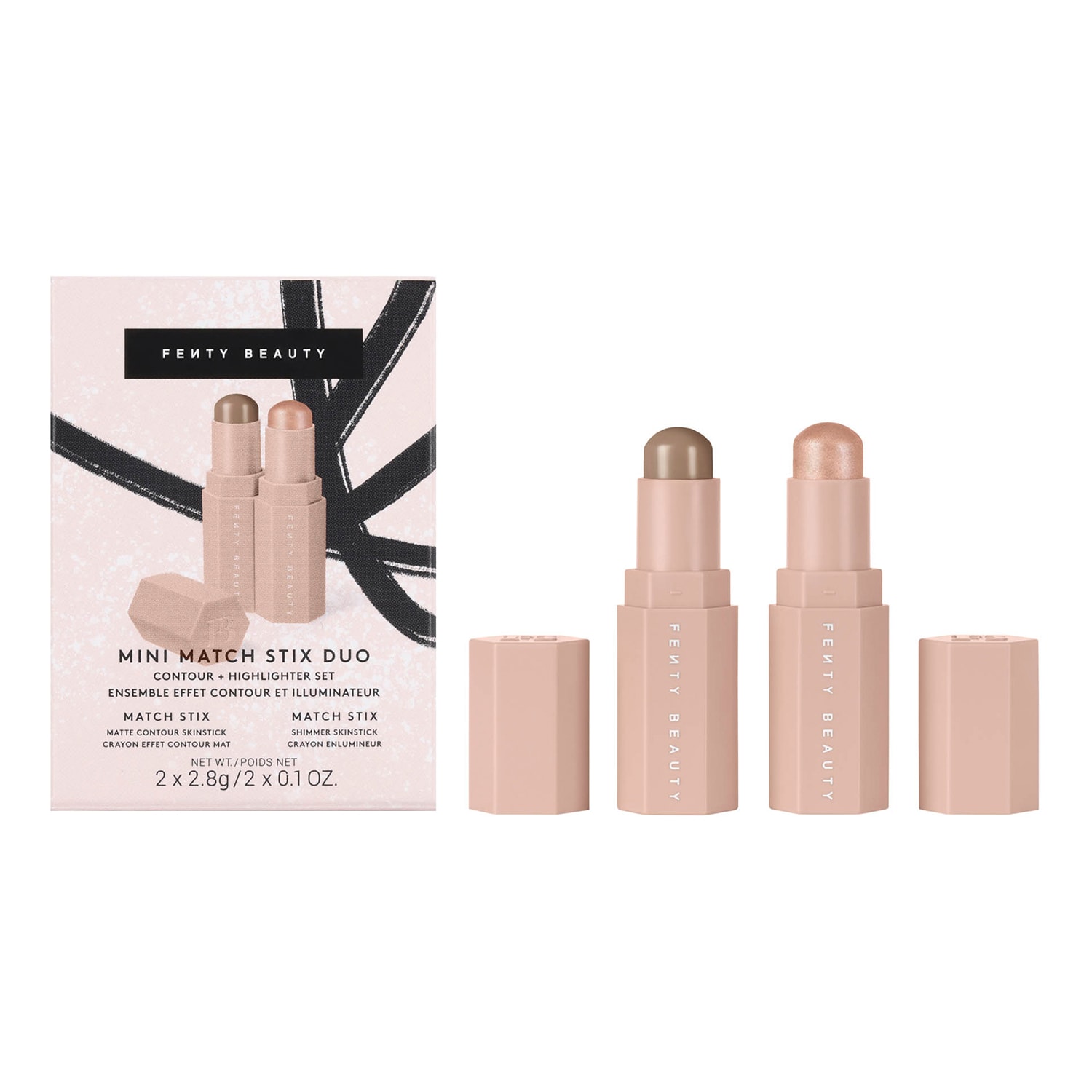 Fenty beauty MATCH STIX 3本セット Fenty Beauty Mini Match Stix Duo Contour + Highlighter Set