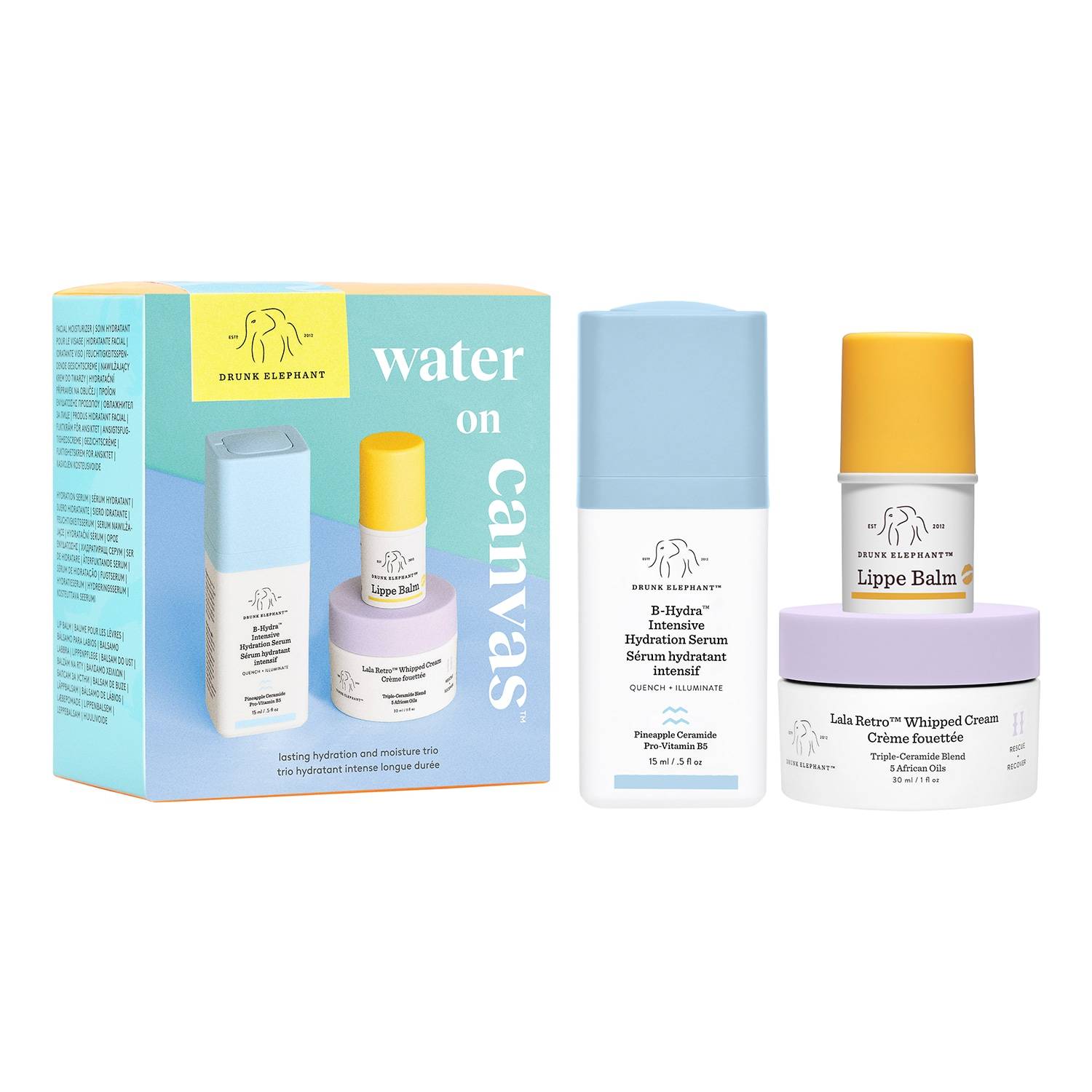 Drunk Elephant Water On Canvas Kit