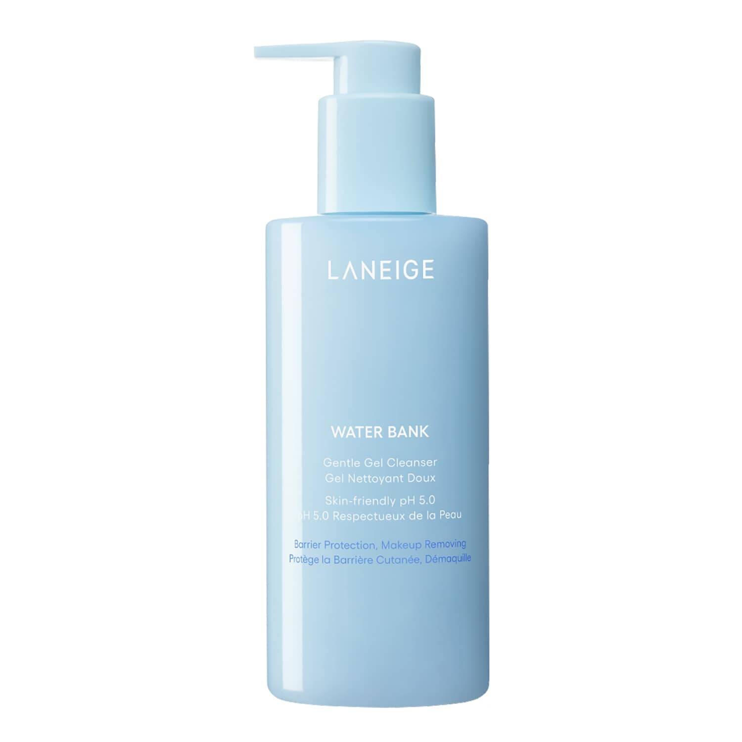 Laneige Water Bank Gentle Gel Cleanser: Ph-Balanced & Barrier-Boosting Gel Cleanser With Blue Hyaluronic Acid - Image 4