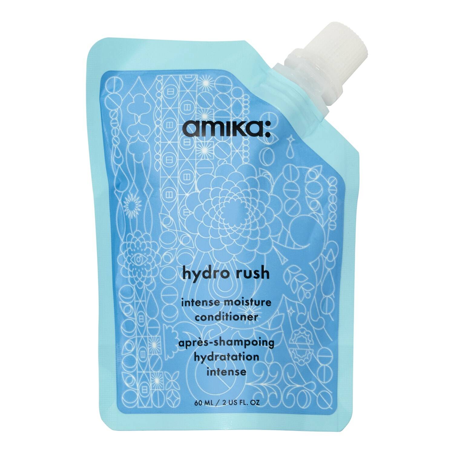 Amika Hydro Rush Intense Moisture Conditioner With Hyaluronic Acid 60Ml
