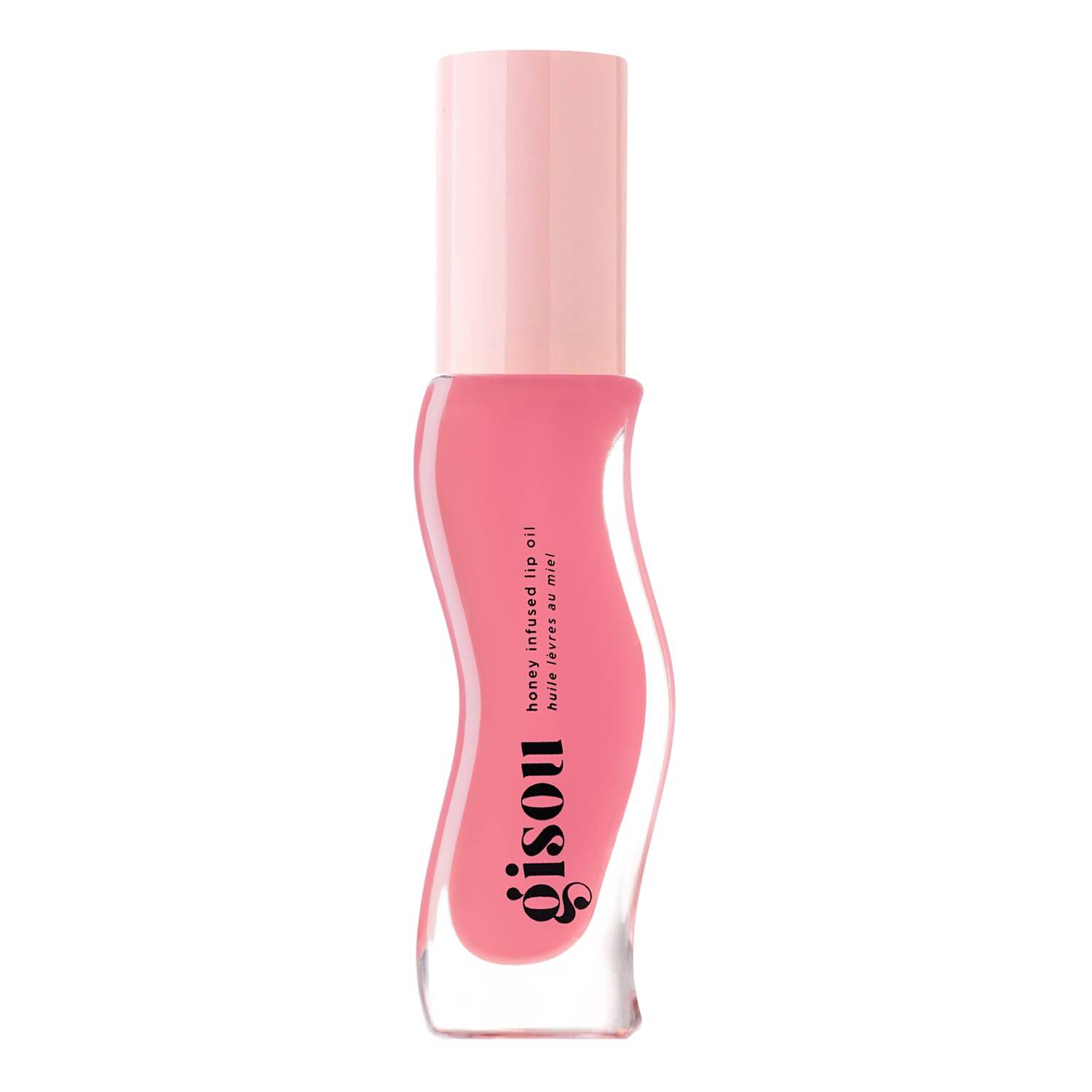 Gisou Honey Infused Hydrating Lip Oil, Nourishing Lip Moisturizer For Dry Lips (Raspberry Swirl) - Image 3