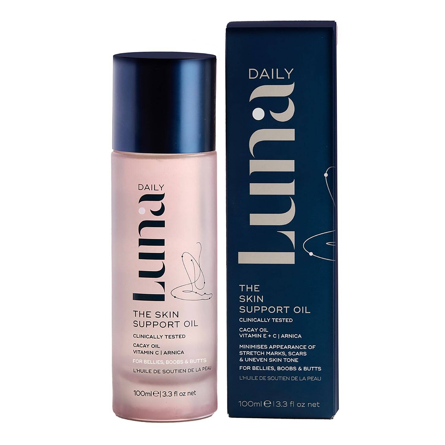 Luna Daily The Skin Support Oil for Stretch Marks and Hyperpigmentation 100ml - Image 4