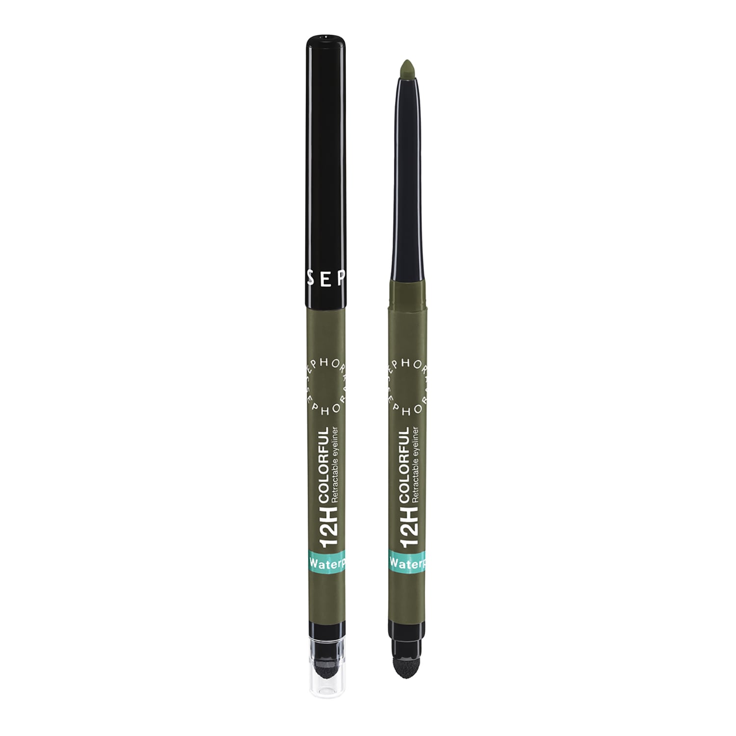 Sephora Collection Waterproof 12H Colorful Retractable Eyeliner 13 Matte Olive