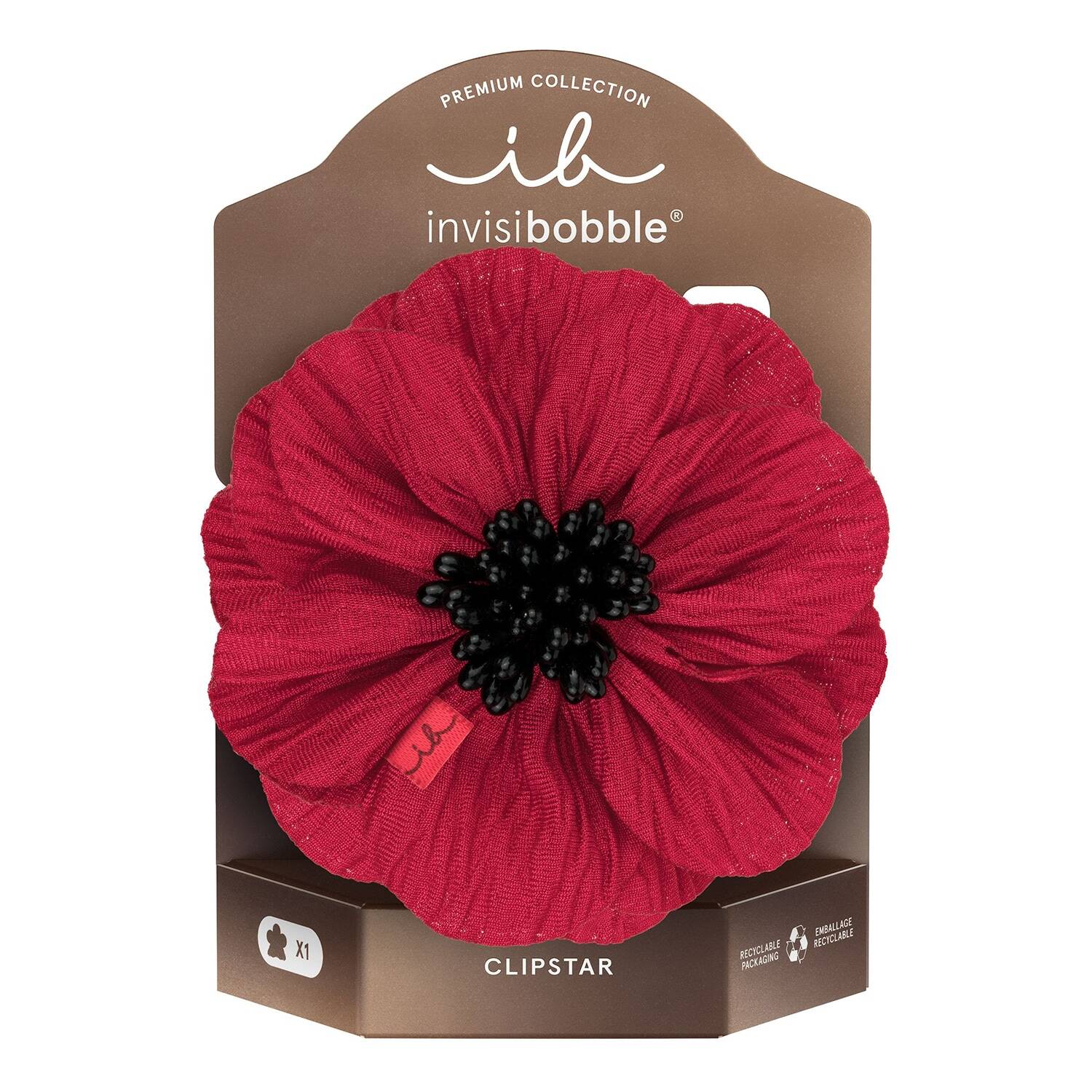 Invisibobble Clipstar Premium Bloom Hair Clip Rouge