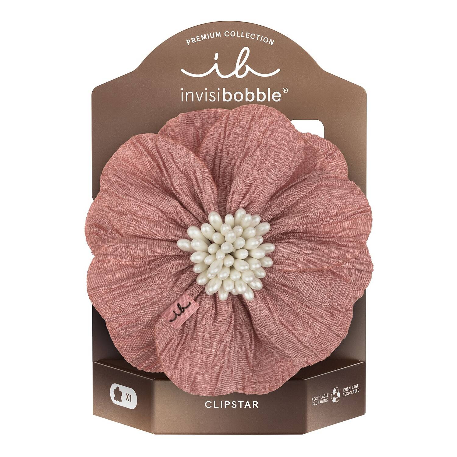 Invisibobble Clipstar Premium Bloom Hair Clip Rose