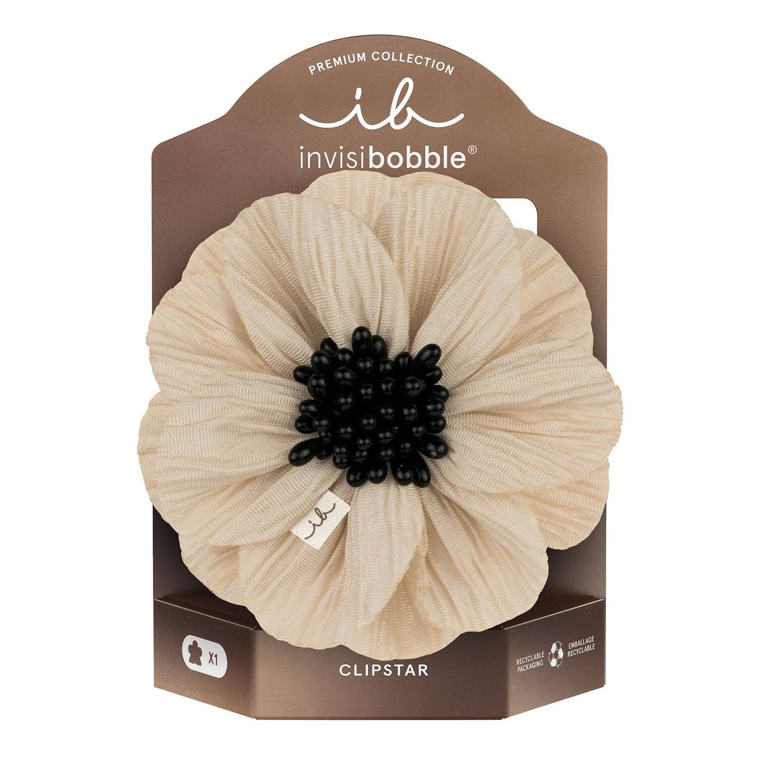 Invisibobble Clipstar Premium Bloom Hair Clip Crème