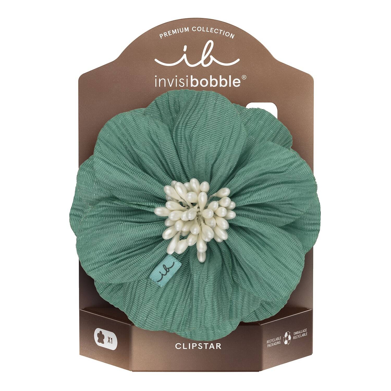 Invisibobble Clipstar Premium Bloom Hair Clip Turquoise