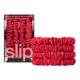 Pure Silk Skinny Scrunchies Red