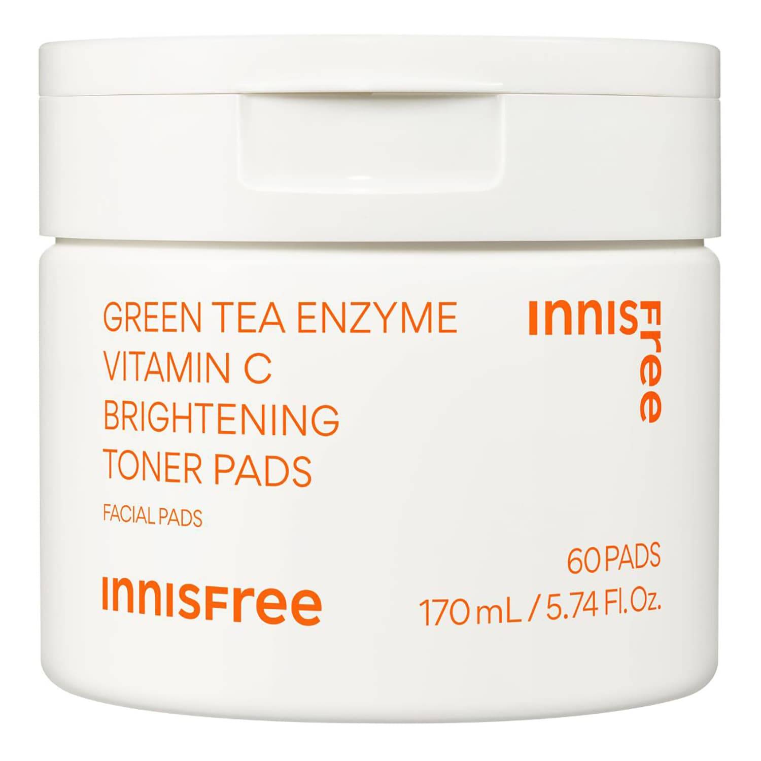 INNISFREE Green Tea Enzyme Vitamin C Brightening Toner Pads - 60 pads - Image 3