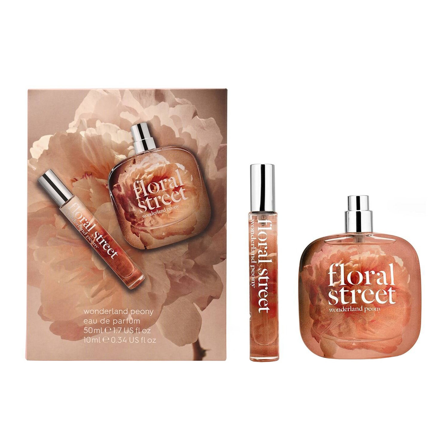 Floral Street Wonderland Peony Home & Away Eau De Parfum Set
