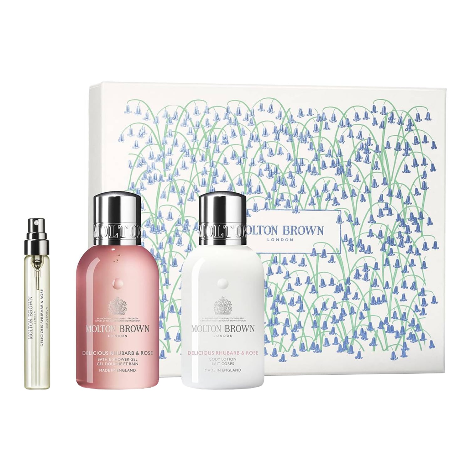 Molton Brown Delicious Rhubarb & Rose Fragrance Layering Gift Set
