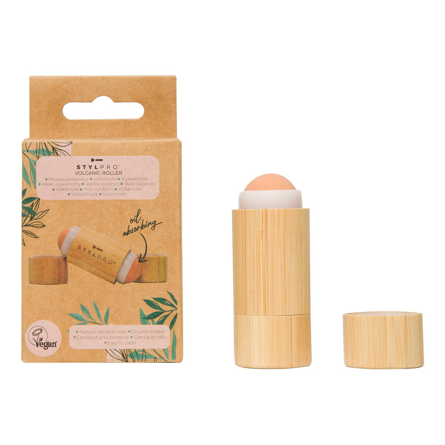 Stylpro Bamboo Volcanic Oil Absorbing Roller One Size