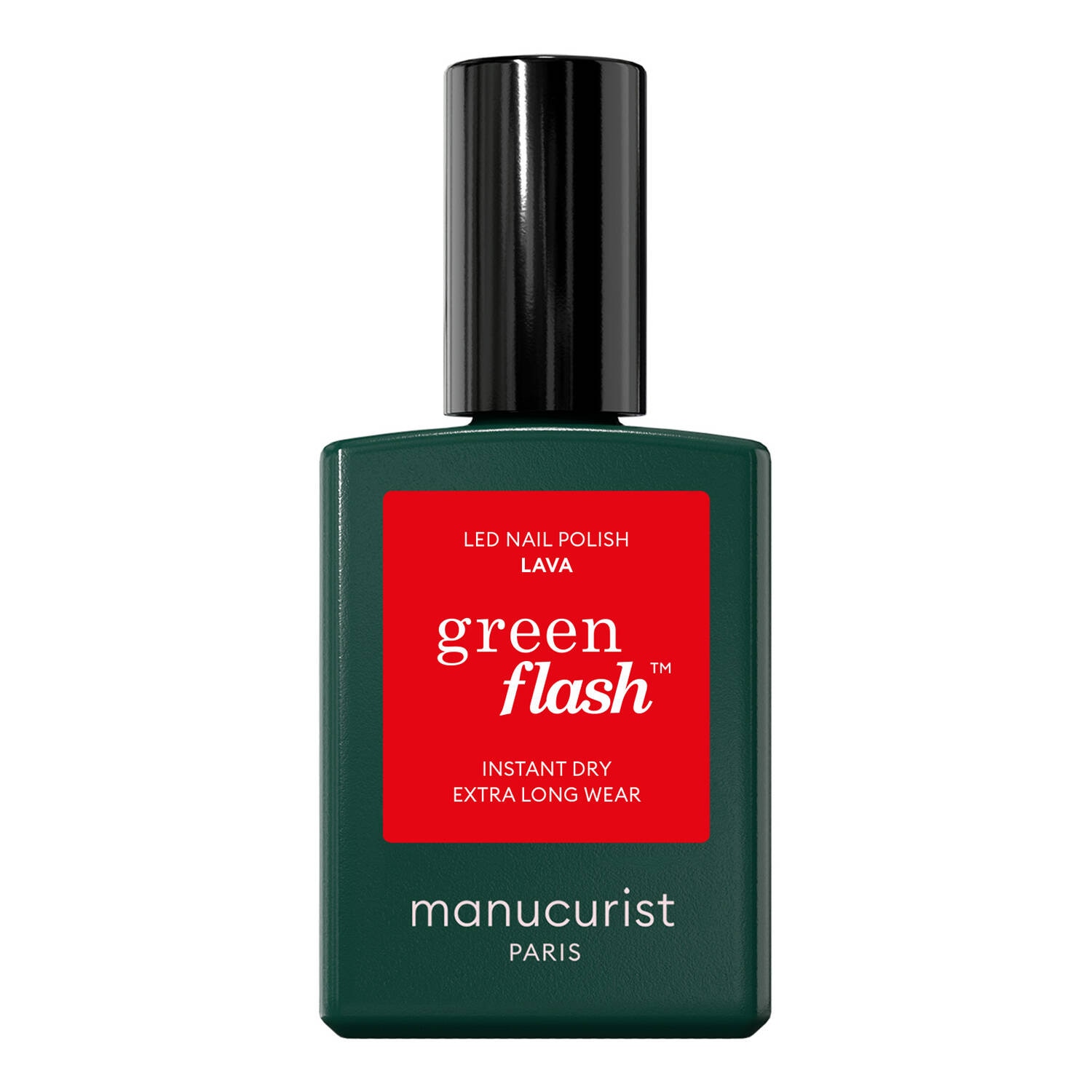 Manucurist Led Nail Polish Green Flash 15Ml Green Flash Lava