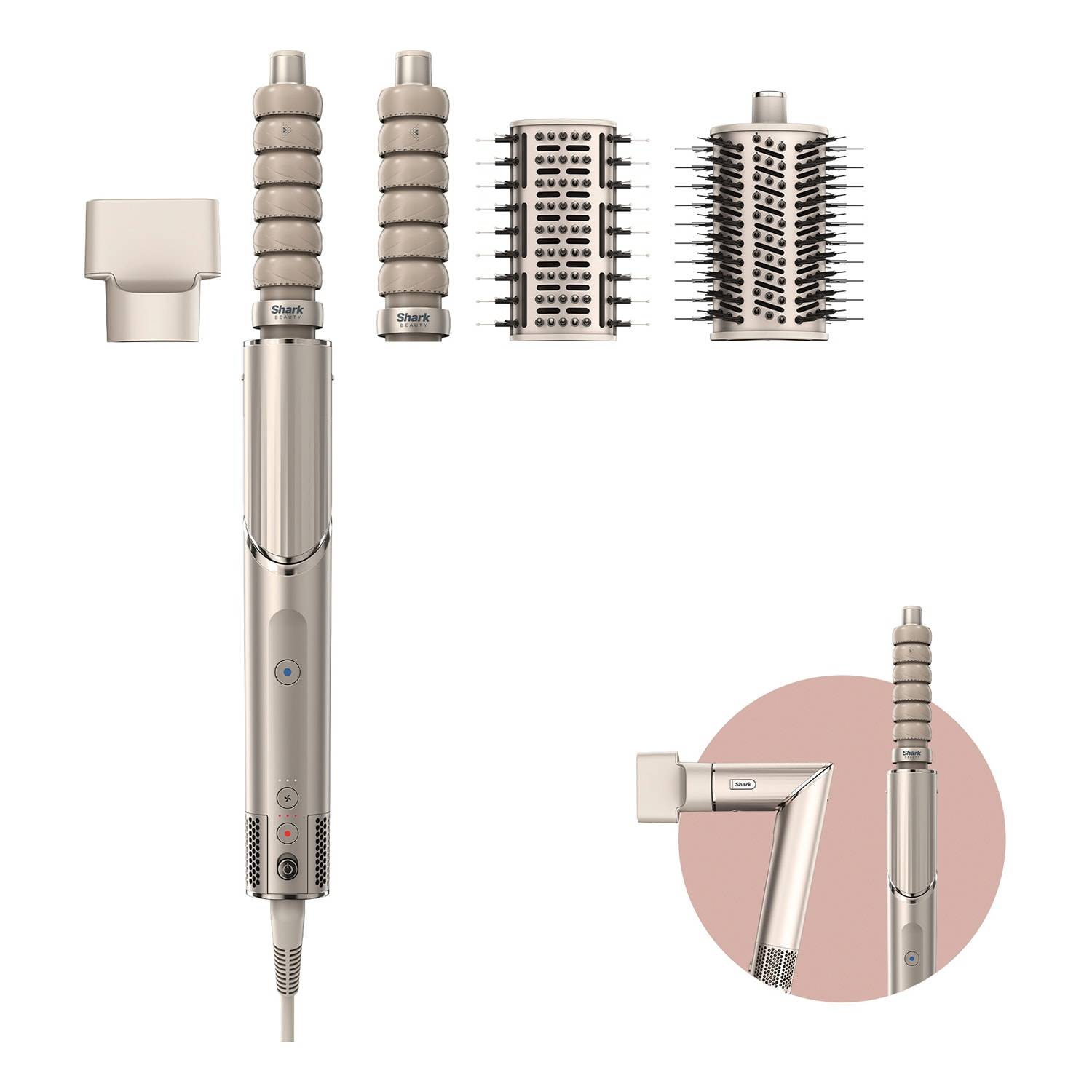 Shark Beauty Flexstyle 4-In-1 Air Styler & Hair Dryer For Straight & Wavy Hair Stone