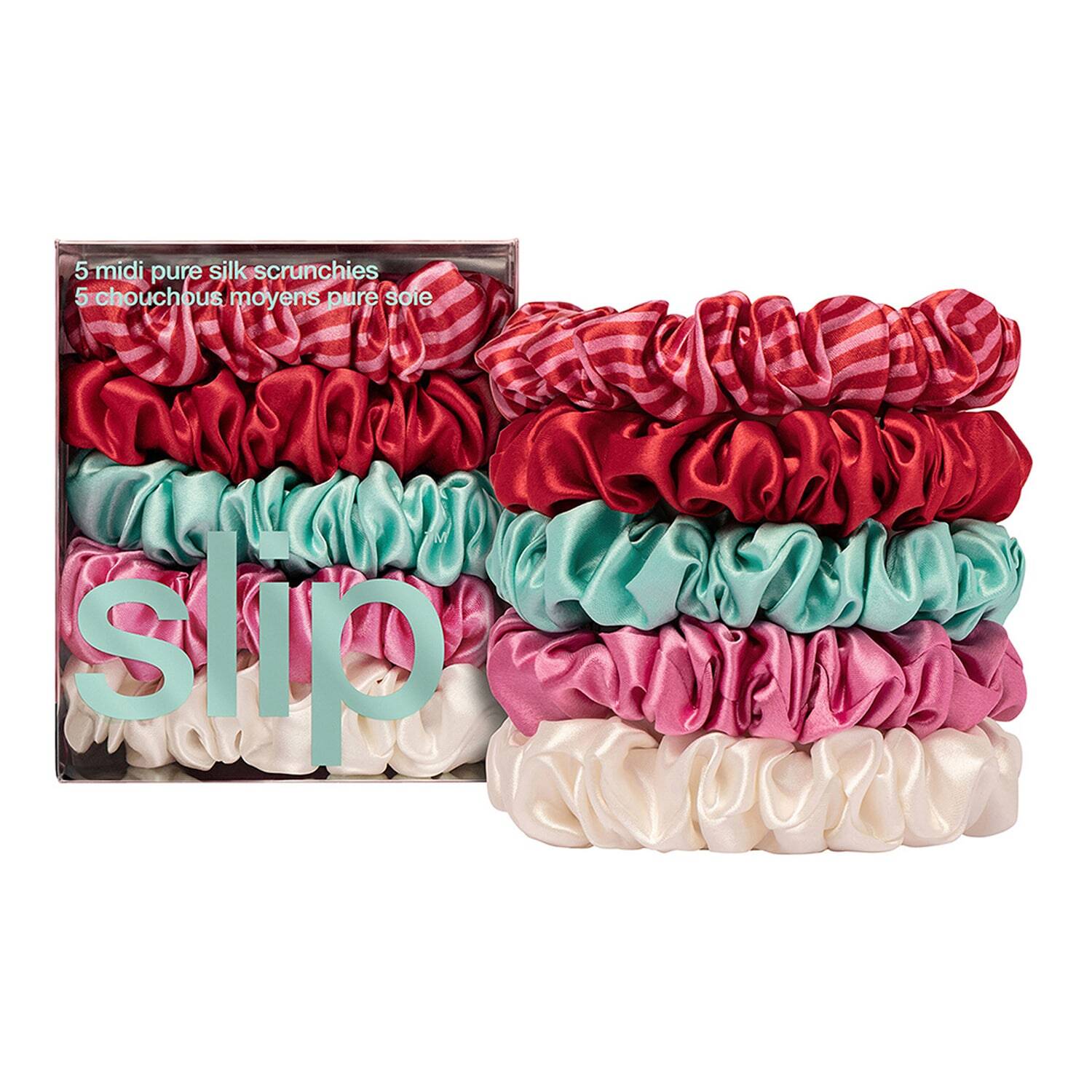 Slip Silk Pillowcase Pure Silk Midi Scrunchies Gelati
